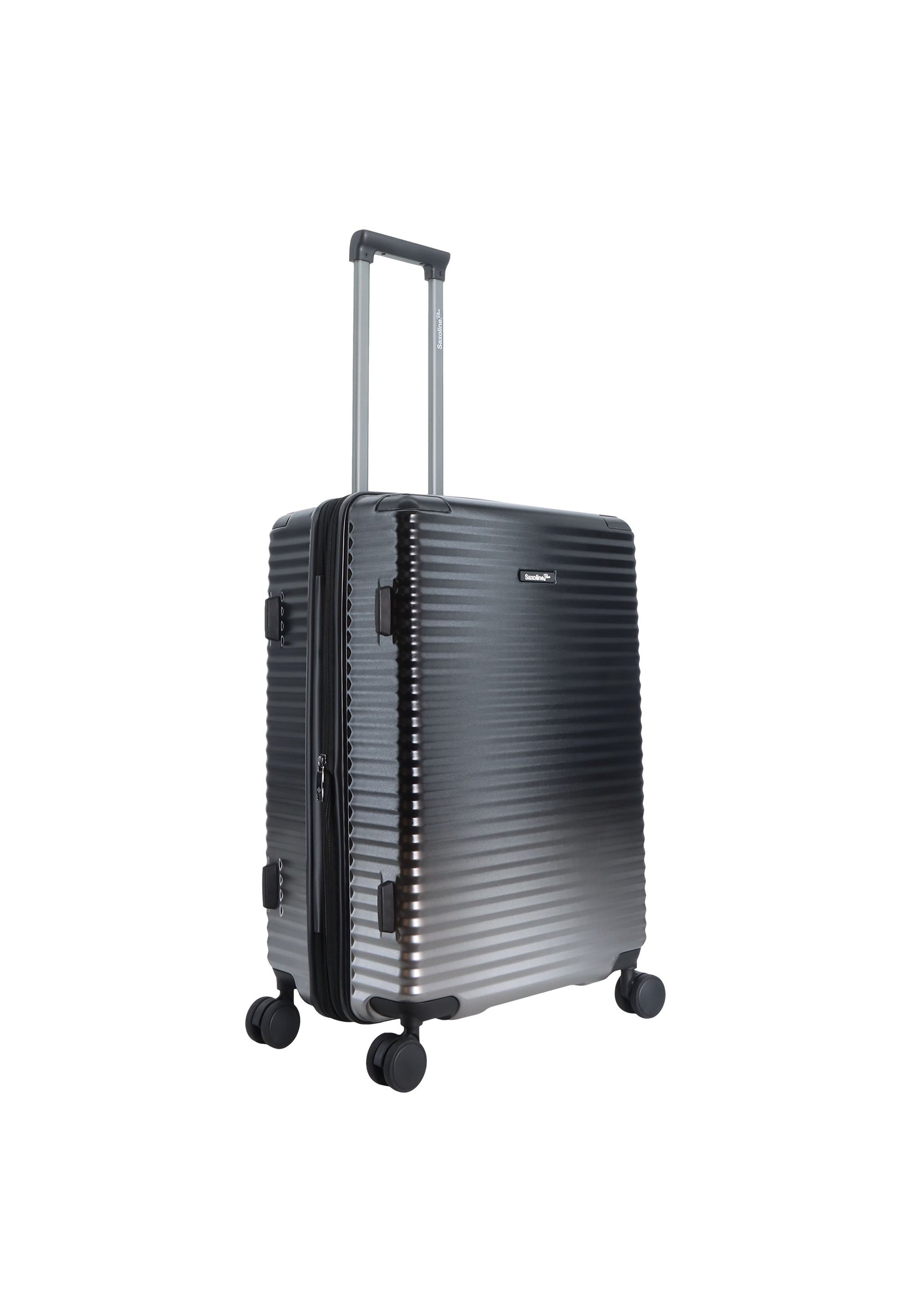 Saxoline Blue Elite Hartschalenkoffer / Trolley / Reiskoffer - (Medium) Schwarz