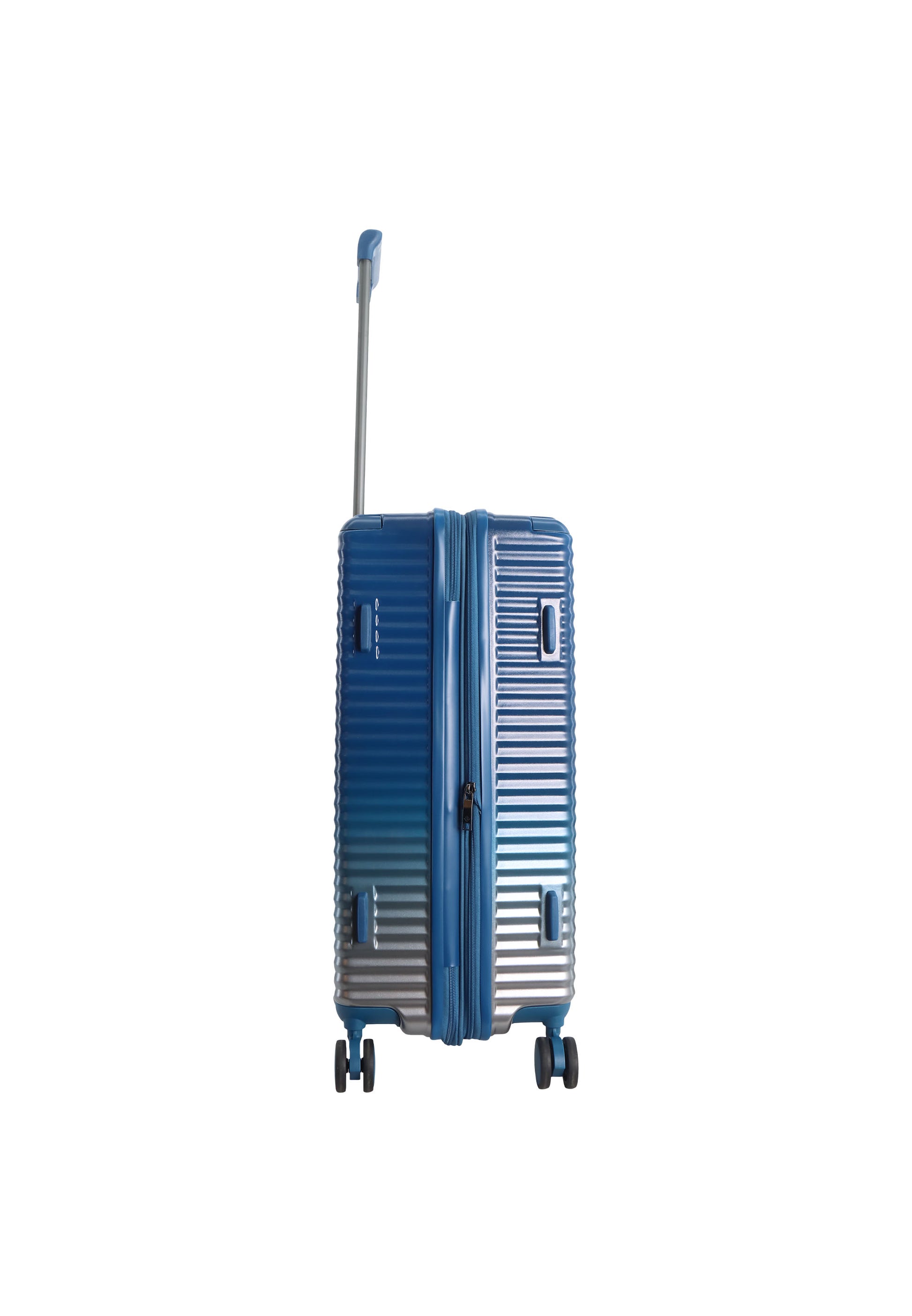 Saxoline Blue Elite Hartschalenkoffer / Trolley / Reiskoffer - (Medium) Blau