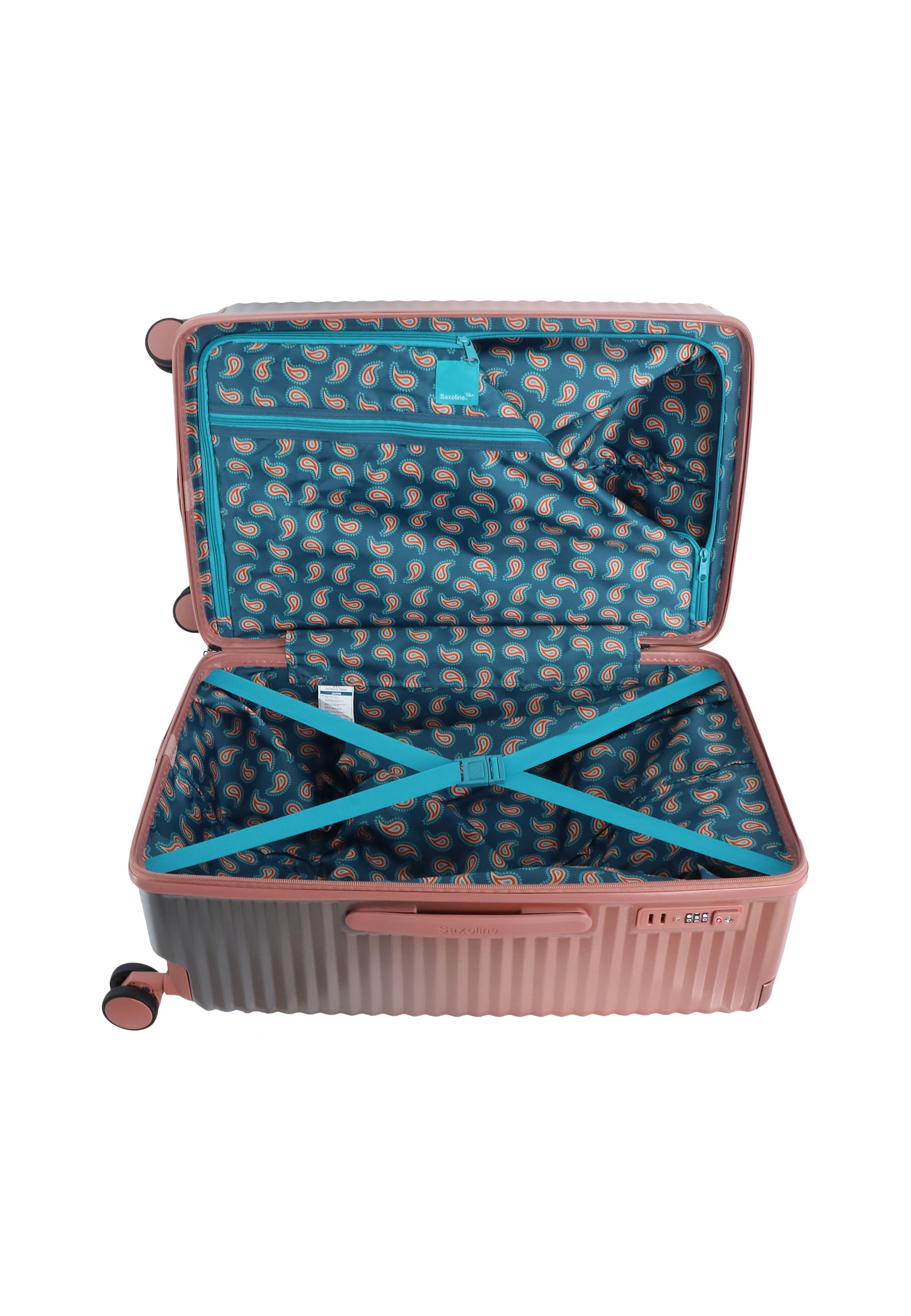 Saxoline Blue Elite Trunk Hartschalenkoffer / Trolley / Reiskoffer - (Medium) Rosa