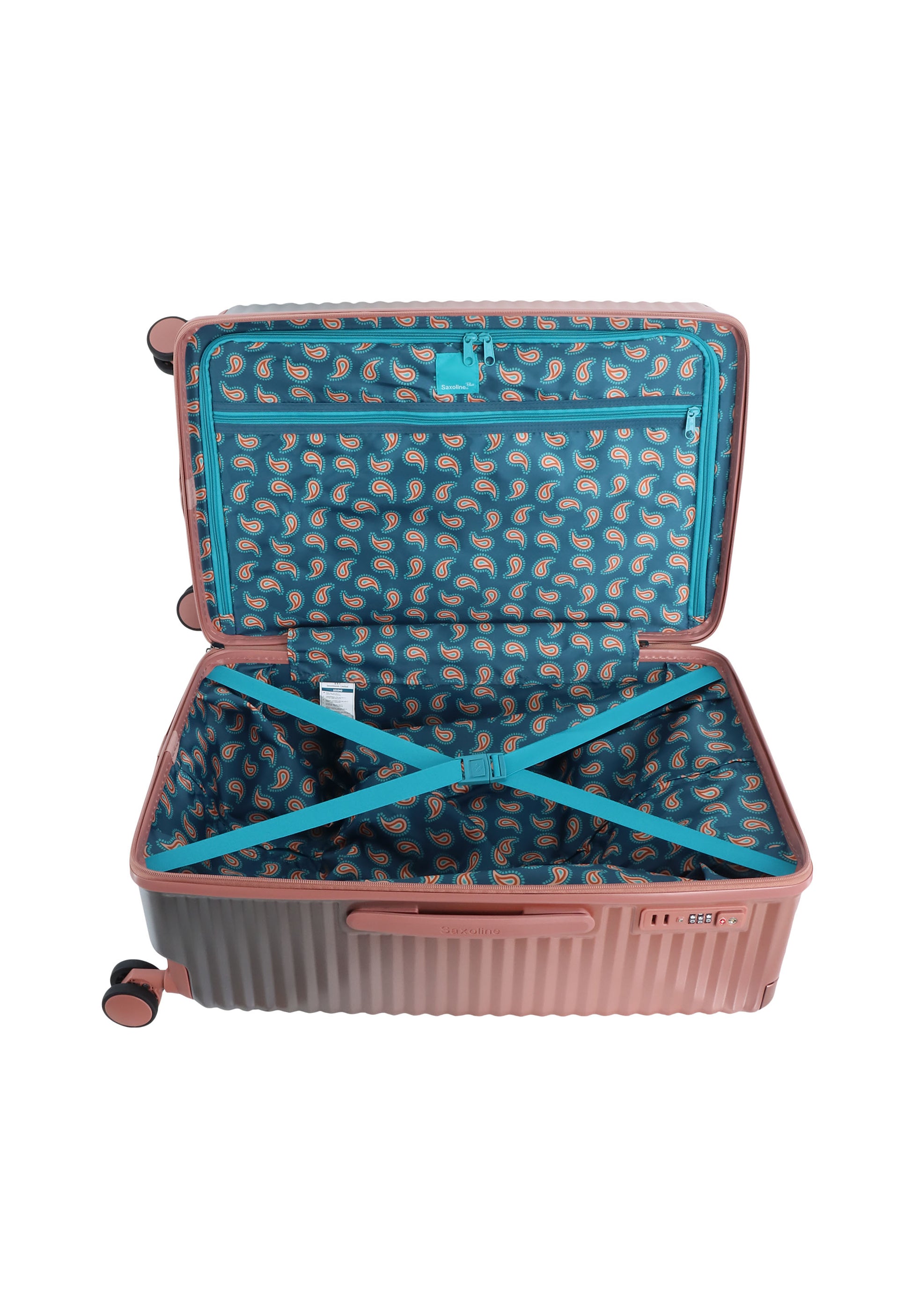 Saxoline Blue Elite Trunk Hartschalenkoffer / Trolley / Reiskoffer - (Medium) Rosa