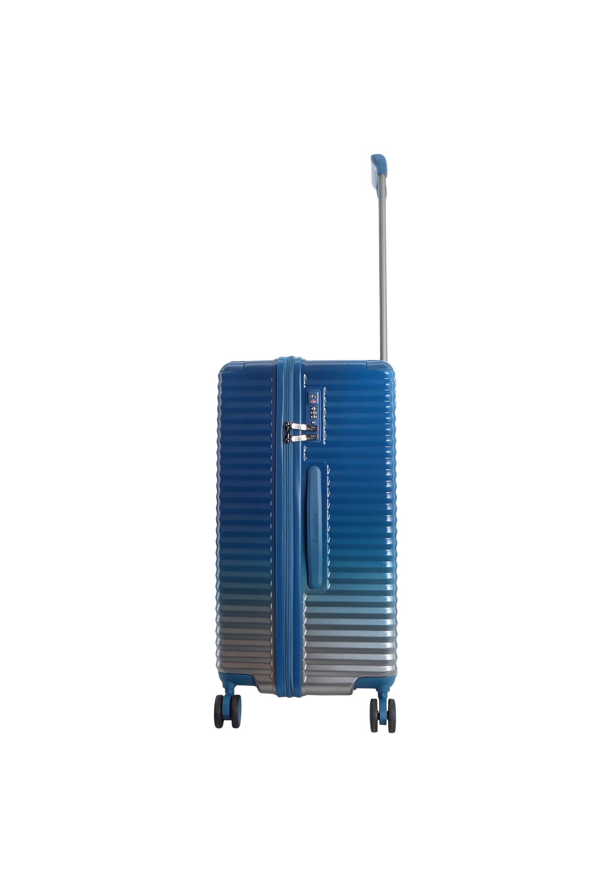 Saxoline Blue Elite Trunk Hartschalenkoffer / Trolley / Reiskoffer - (Medium) Blau