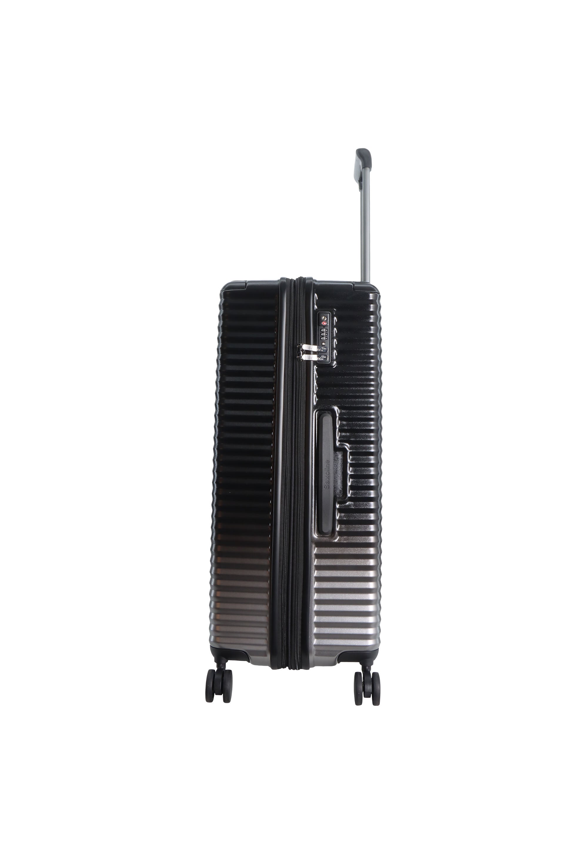 Saxoline Blue Elite Hartschalenkoffer / Trolley / Reiskoffer - (Large) Schwarz