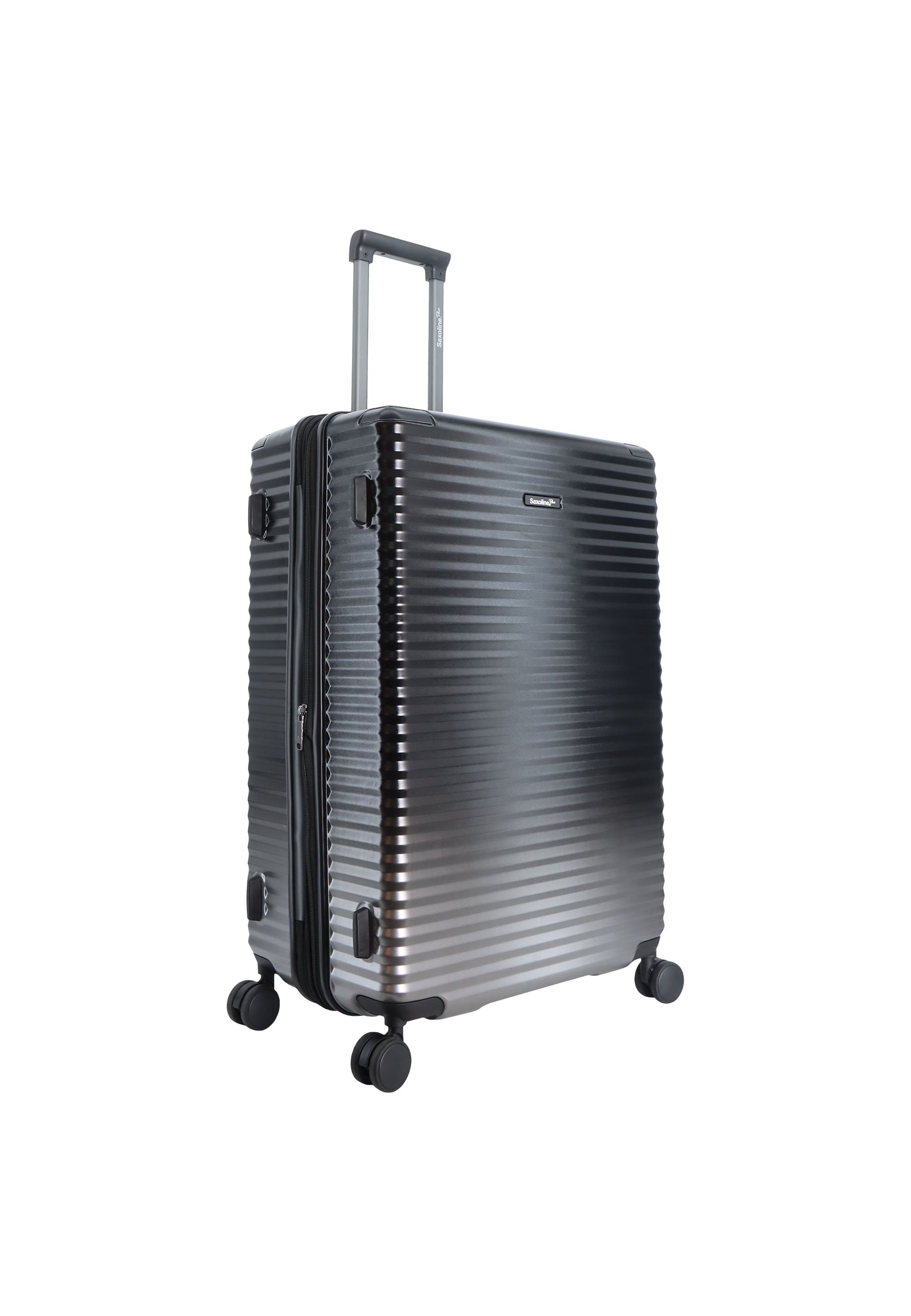 Saxoline Blue Elite Hartschalenkoffer / Trolley / Reiskoffer - (Large) Schwarz