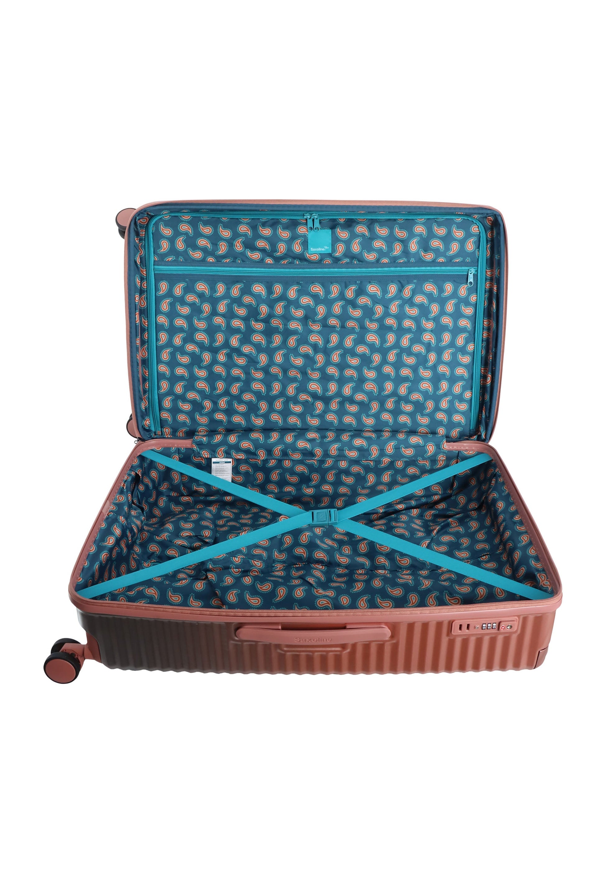 Saxoline Blue Elite Hartschalenkoffer / Trolley / Reiskoffer - (Large) Rosa