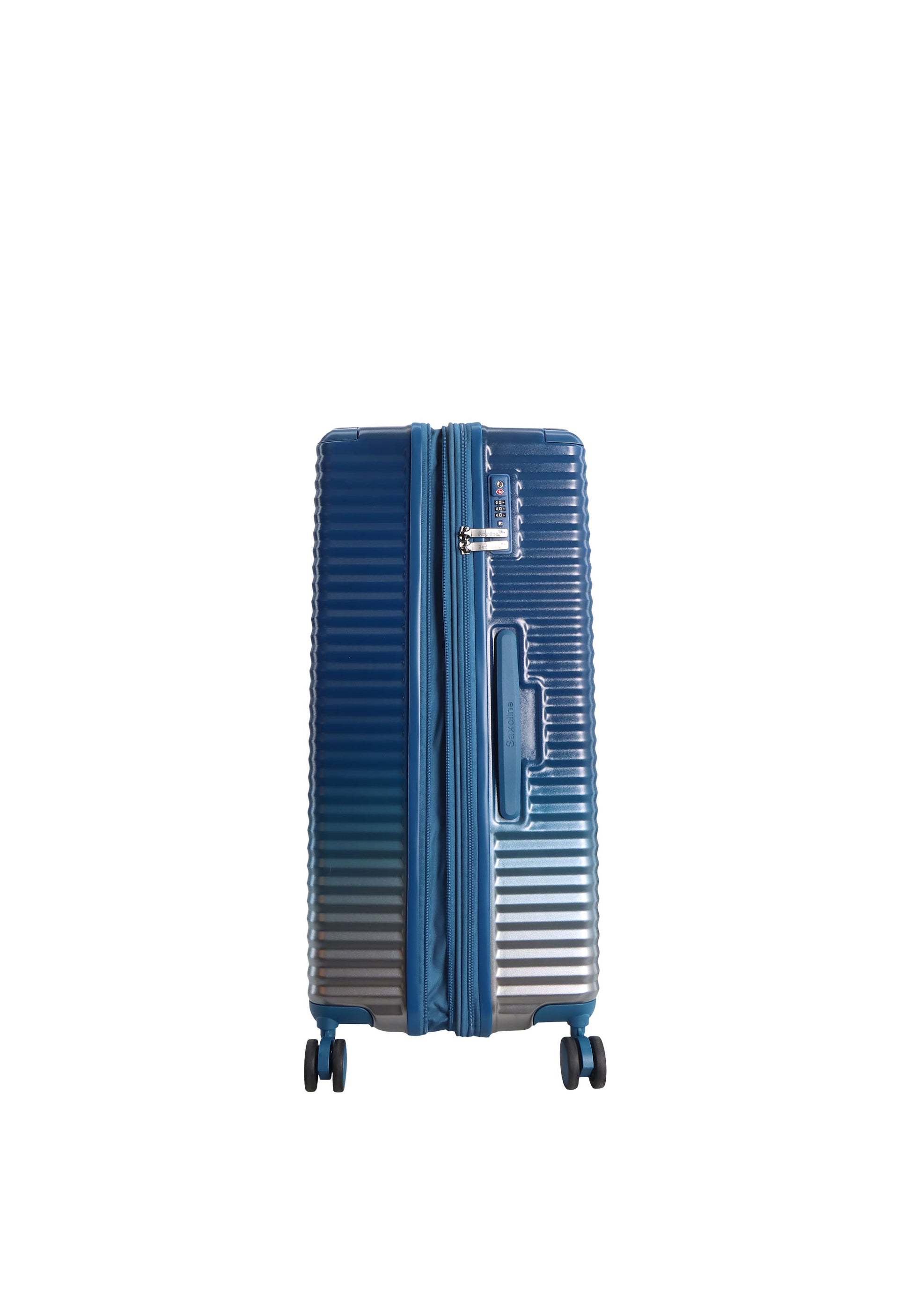 Saxoline Blue Elite Hartschalenkoffer / Trolley / Reiskoffer - (Large) Blau