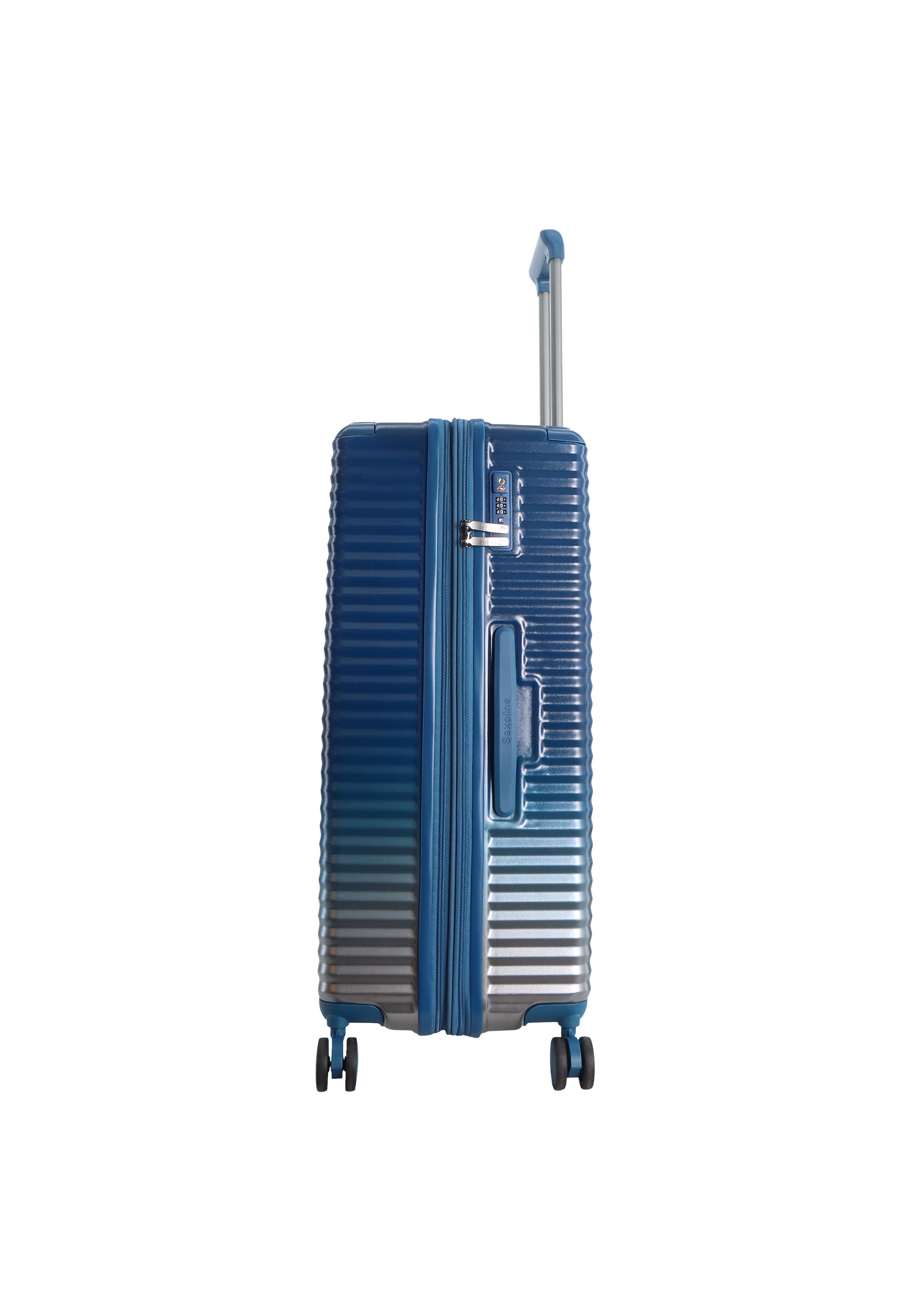 Saxoline Blue Elite Hartschalenkoffer / Trolley / Reiskoffer - (Large) Blau
