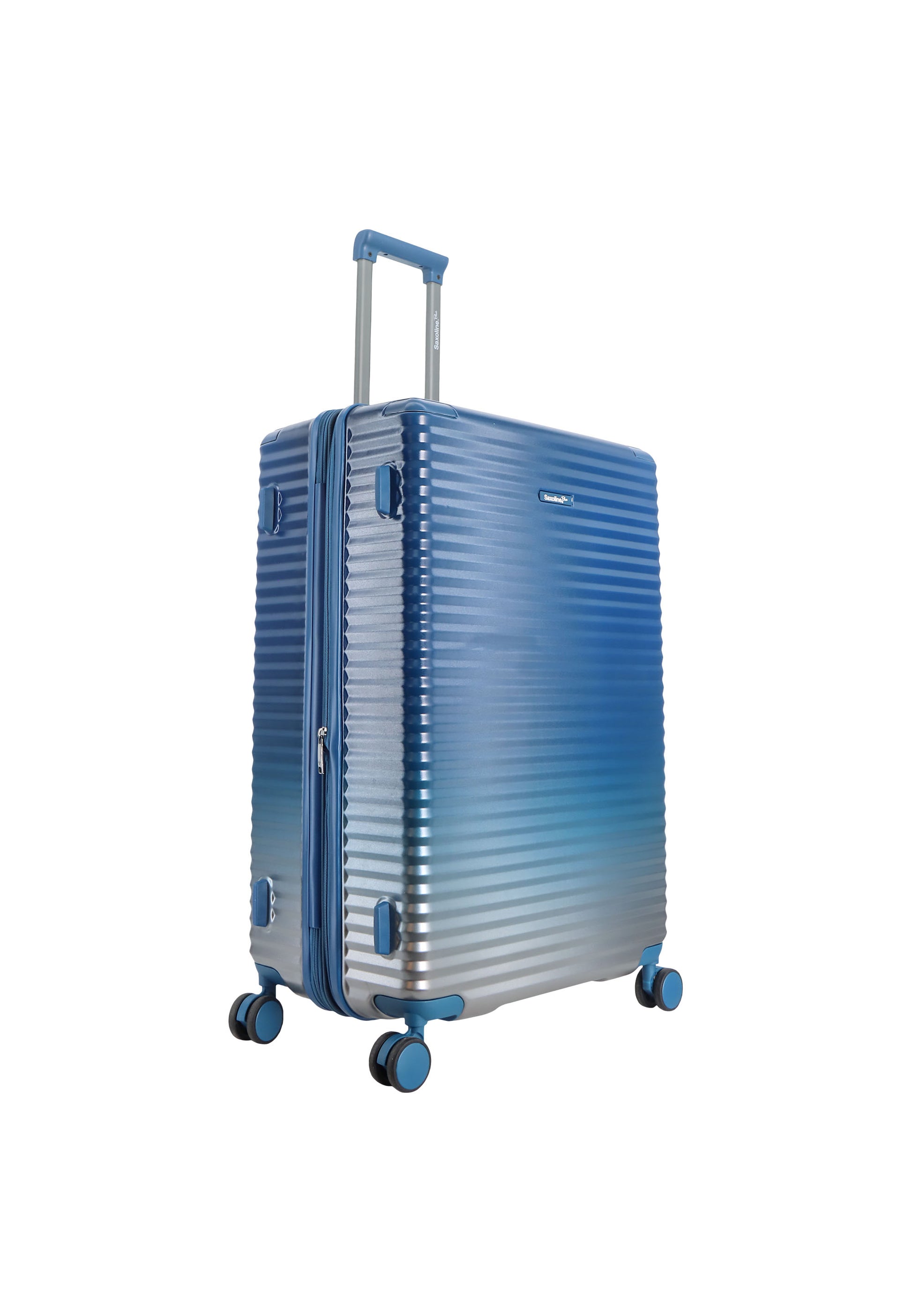 Saxoline Blue Elite Hartschalenkoffer / Trolley / Reiskoffer - (Large) Blau