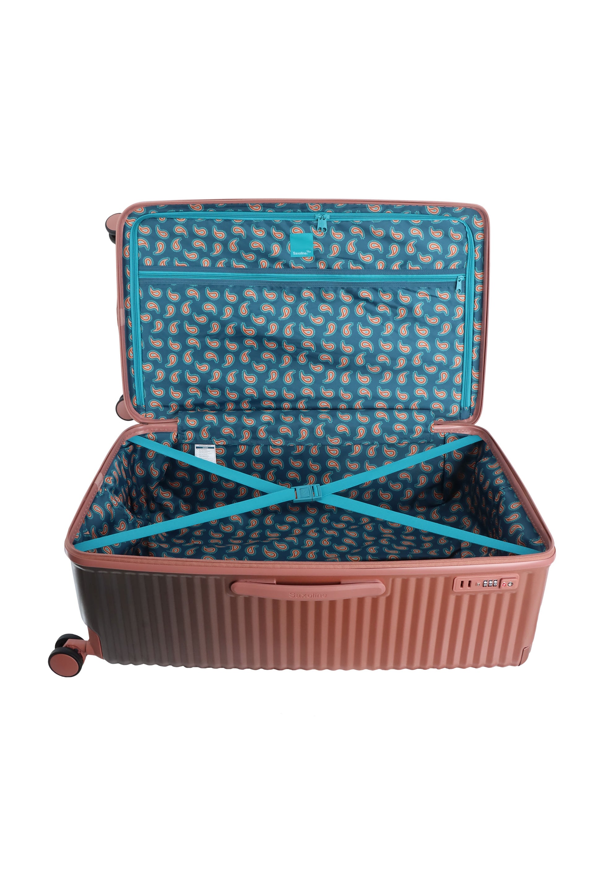 Saxoline Blue Elite Trunk Hartschalenkoffer / Trolley / Reiskoffer - (Large) Rosa