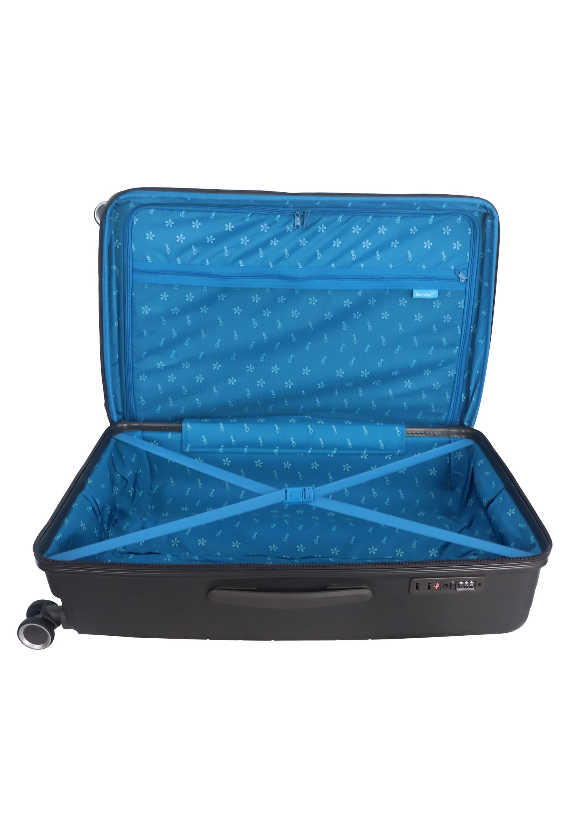 Saxaoline Blue Resort Hartschalenkoffer / Trolley / Reiskoffer - (Large) Anthrazit