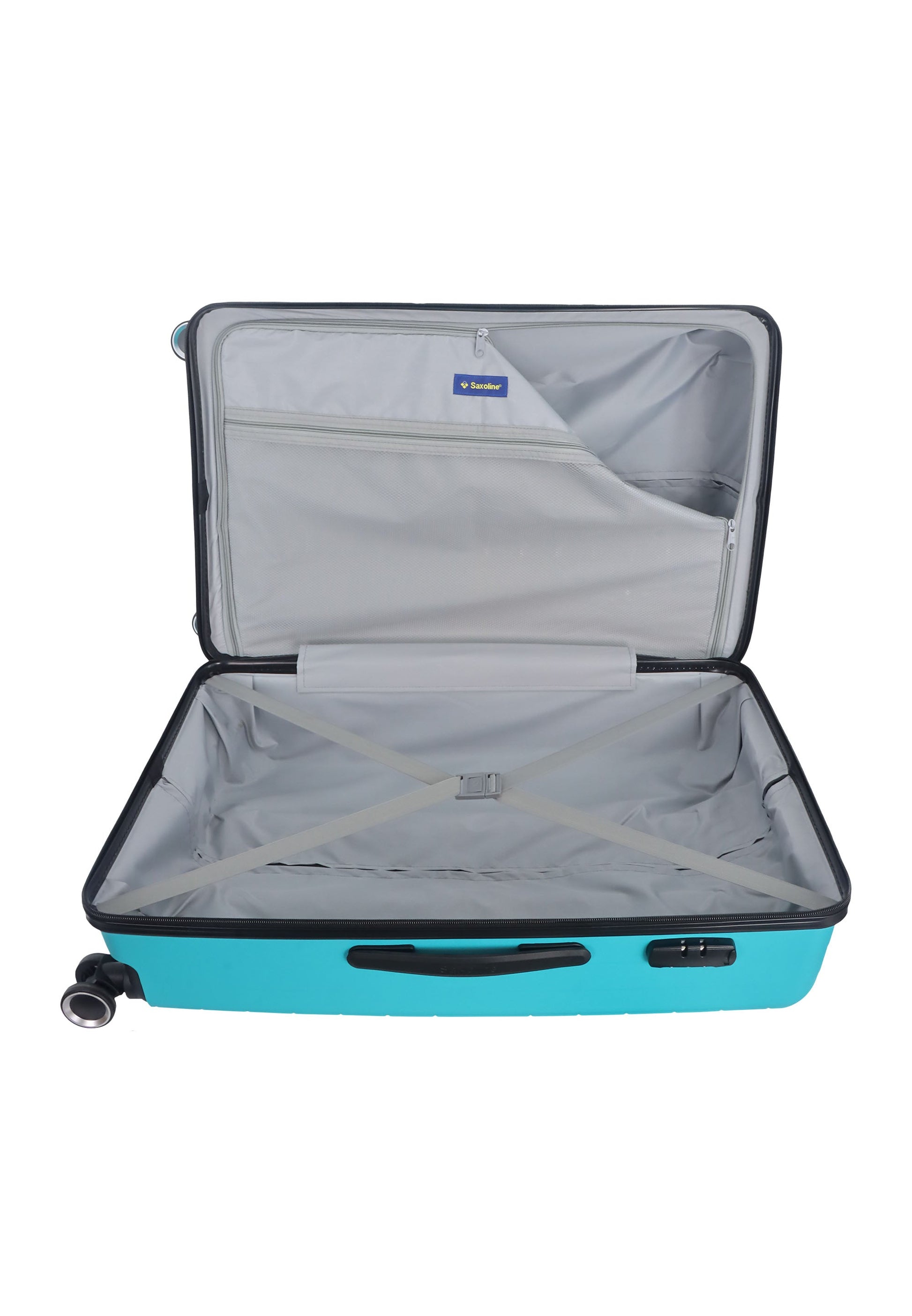 Saxoline Fiesta Hartschalenkoffer set / Trolley set / Reiskoffer set - (S/M/L) Türkis