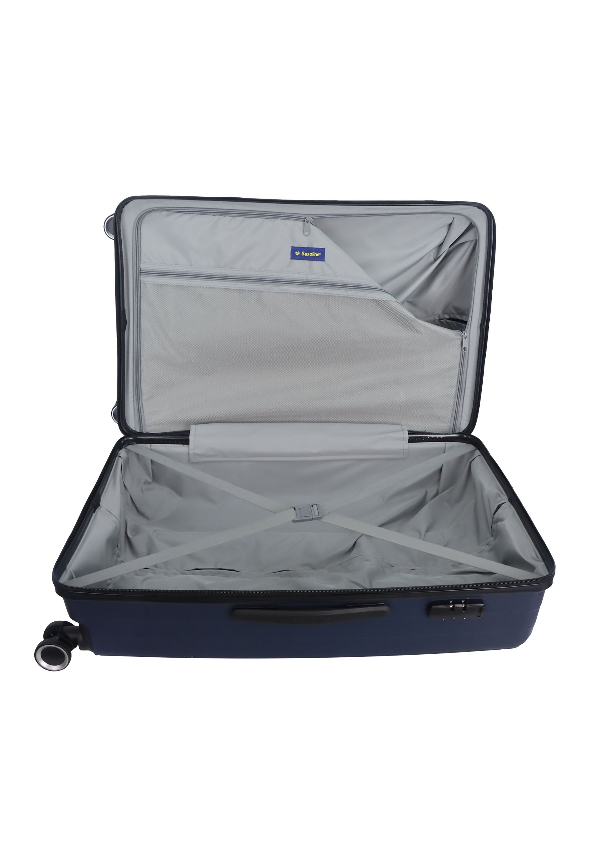 Saxoline Fiesta Hartschalenkoffer set / Trolley set / Reiskoffer set - (S/M/L) Marineblau