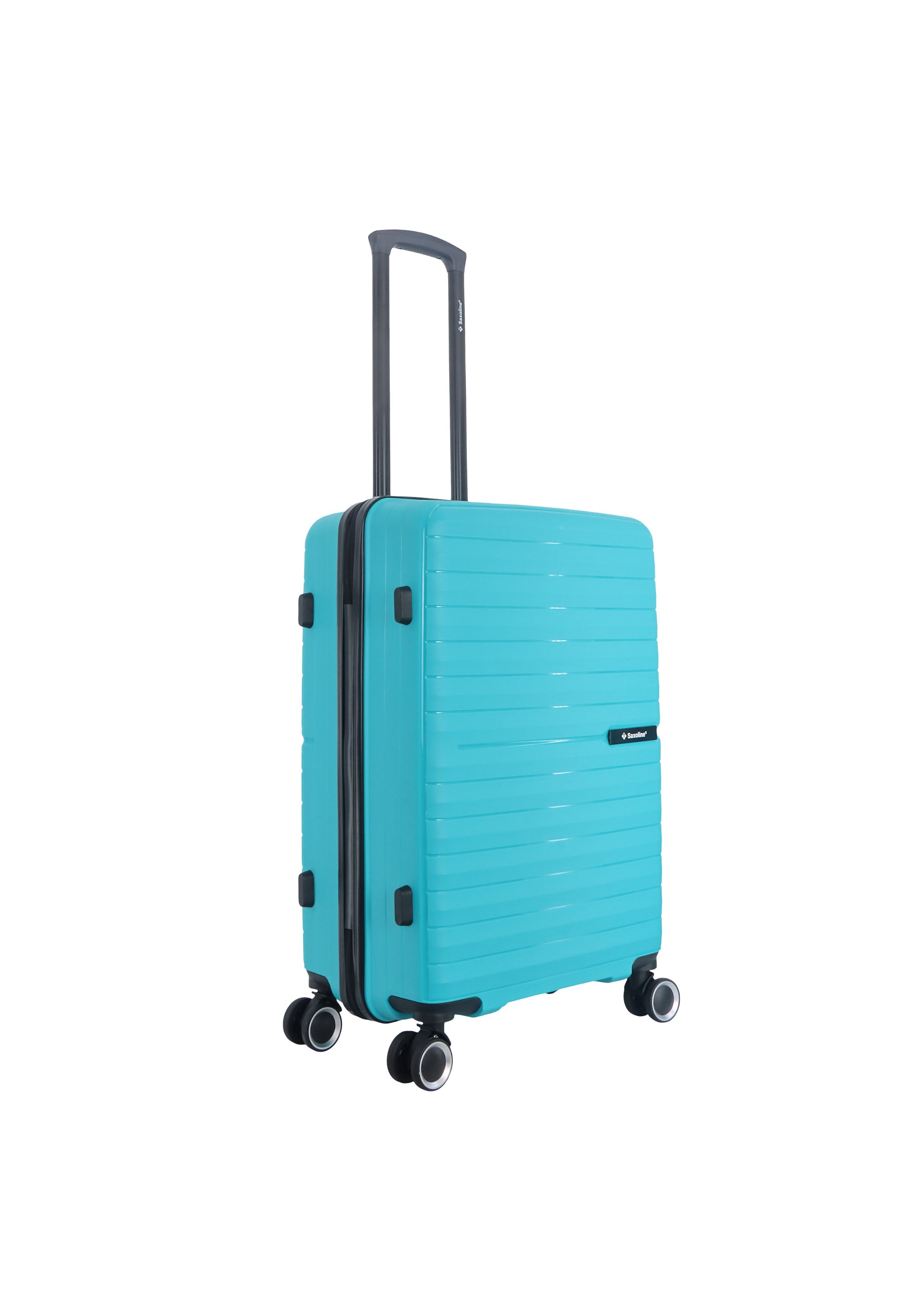 Reisekoffer aus Polypropylen von Saxoline – Größe M Farbe Türkis