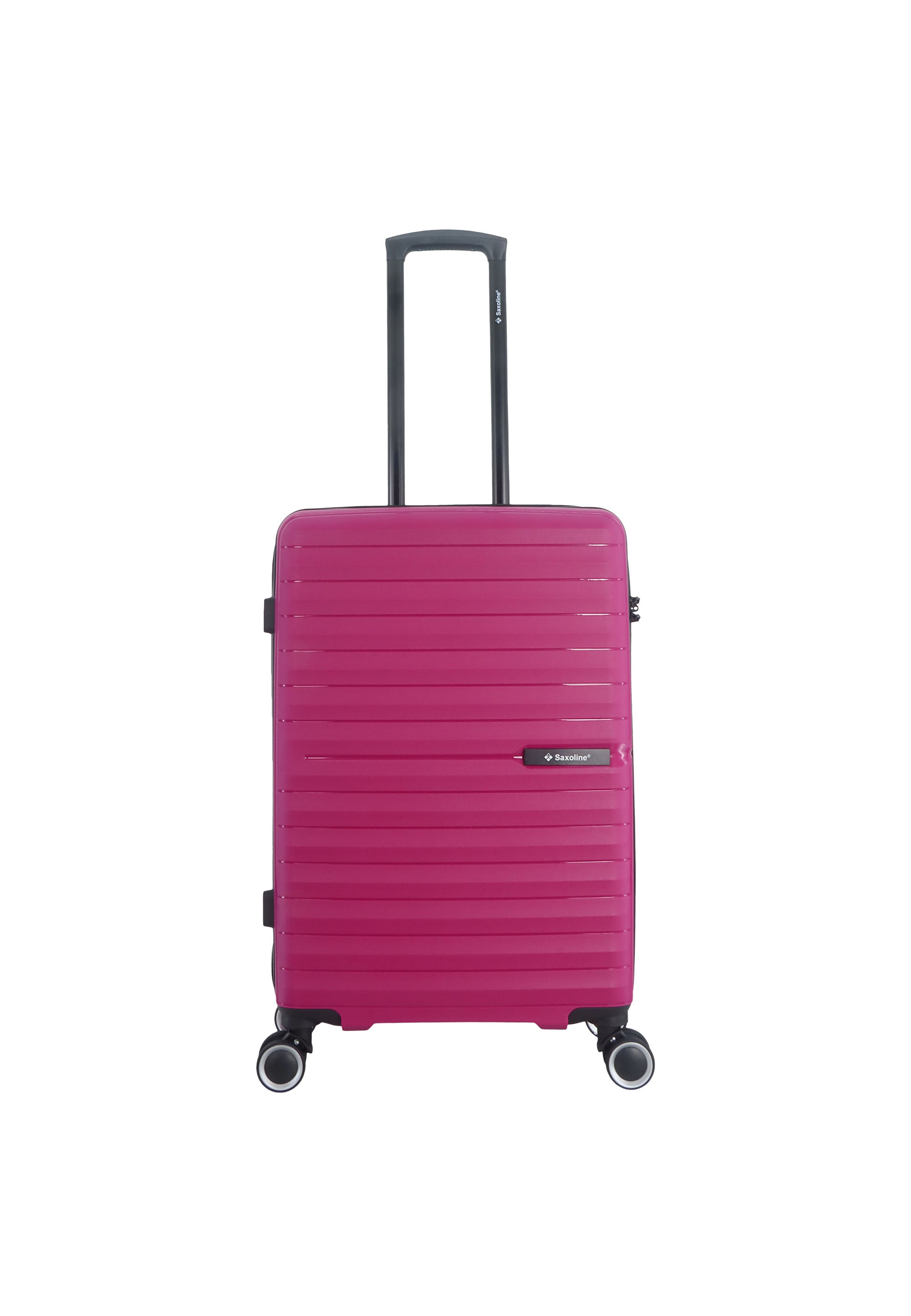 Reisekoffer aus Polypropylen von Saxoline – Größe M Farbe Fuchsia