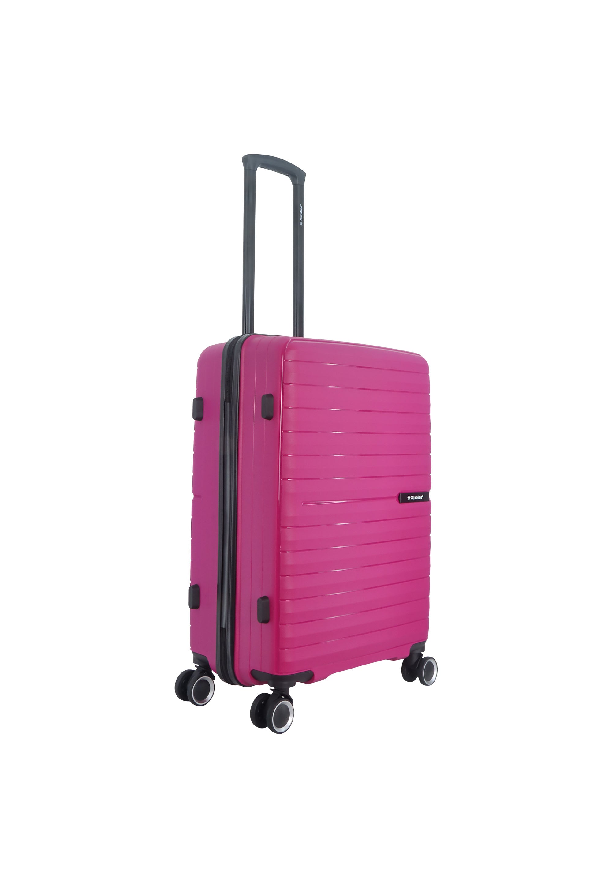 Reisekoffer aus Polypropylen von Saxoline – Größe M Farbe Fuchsia