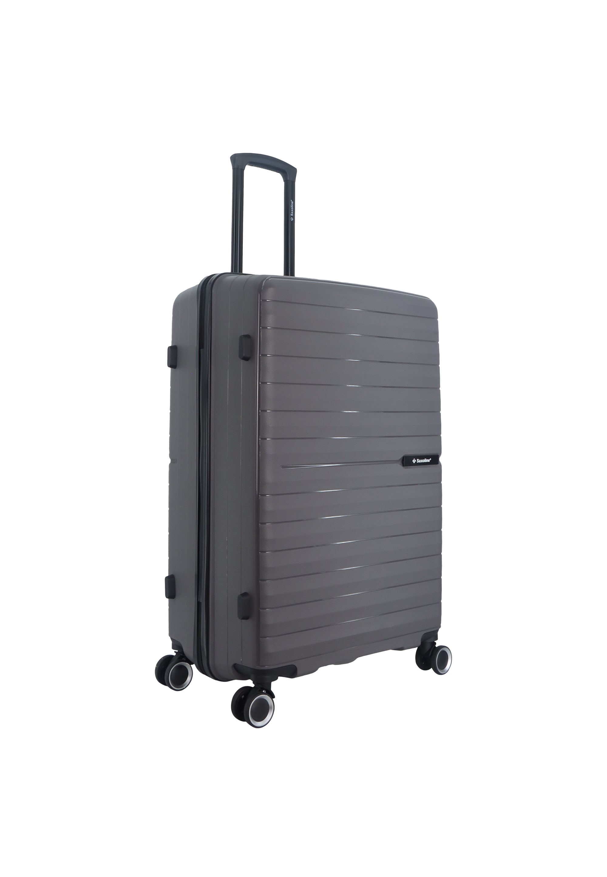 Reisekoffer aus Polypropylen von Saxoline Farbe Grau Gr.L