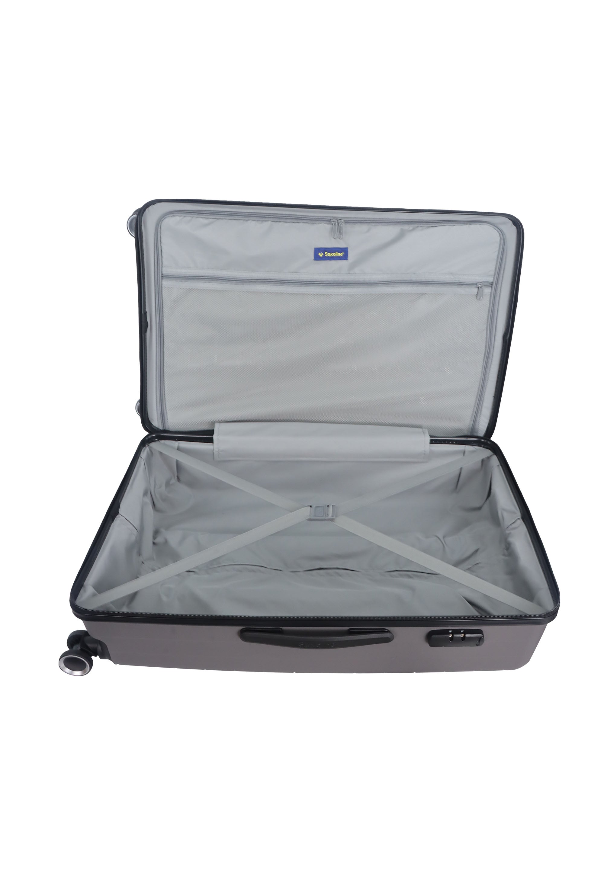 Reisekoffer aus Polypropylen von Saxoline Farbe Grau Gr.L