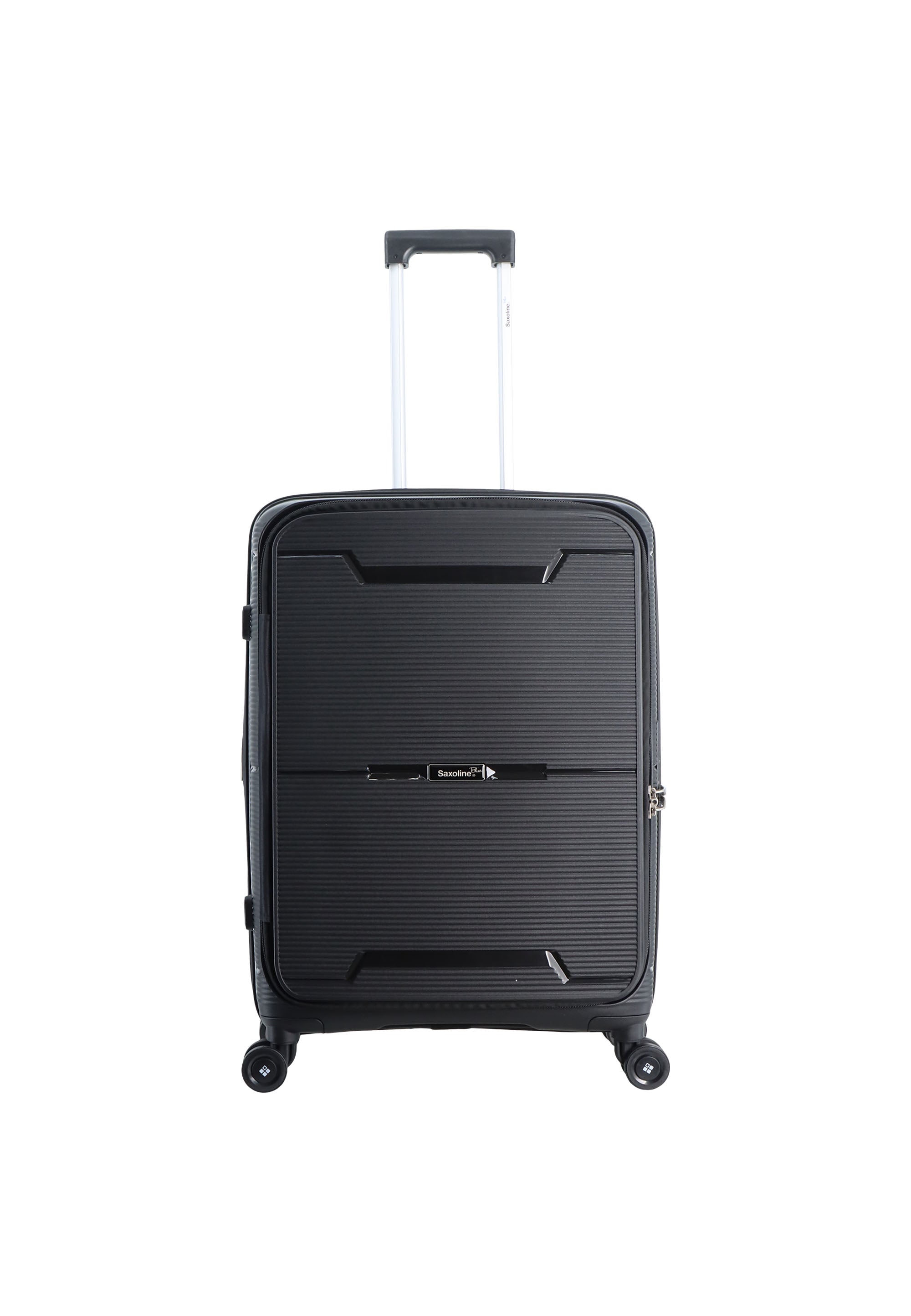 Saxoline Blue Boho Hartschalenkoffer / Trolley / Reisekoffer Schwarz