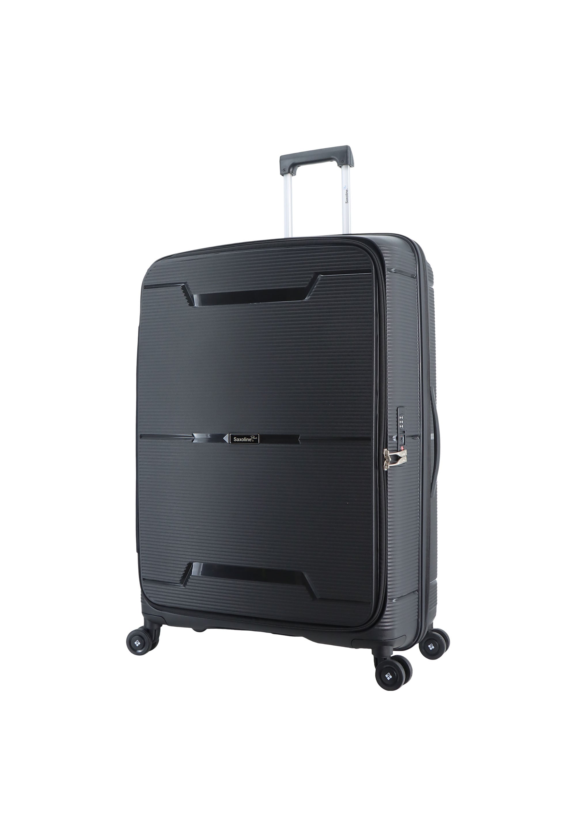 Saxoline Blue Boho Hartschalenkoffer / Trolley / Reisekoffer Schwarz