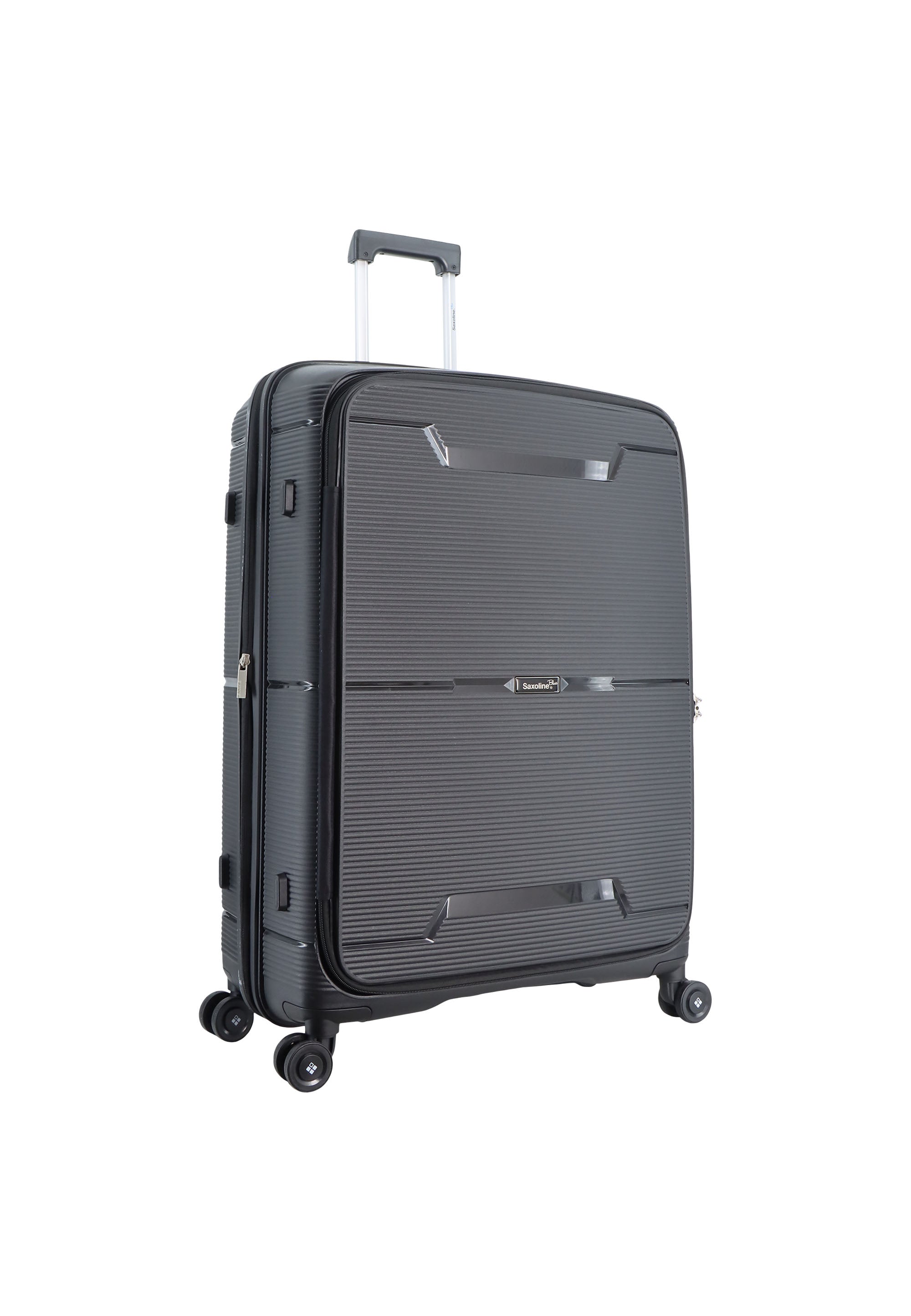 Saxoline Blue Boho Hartschalenkoffer / Trolley / Reisekoffer Schwarz