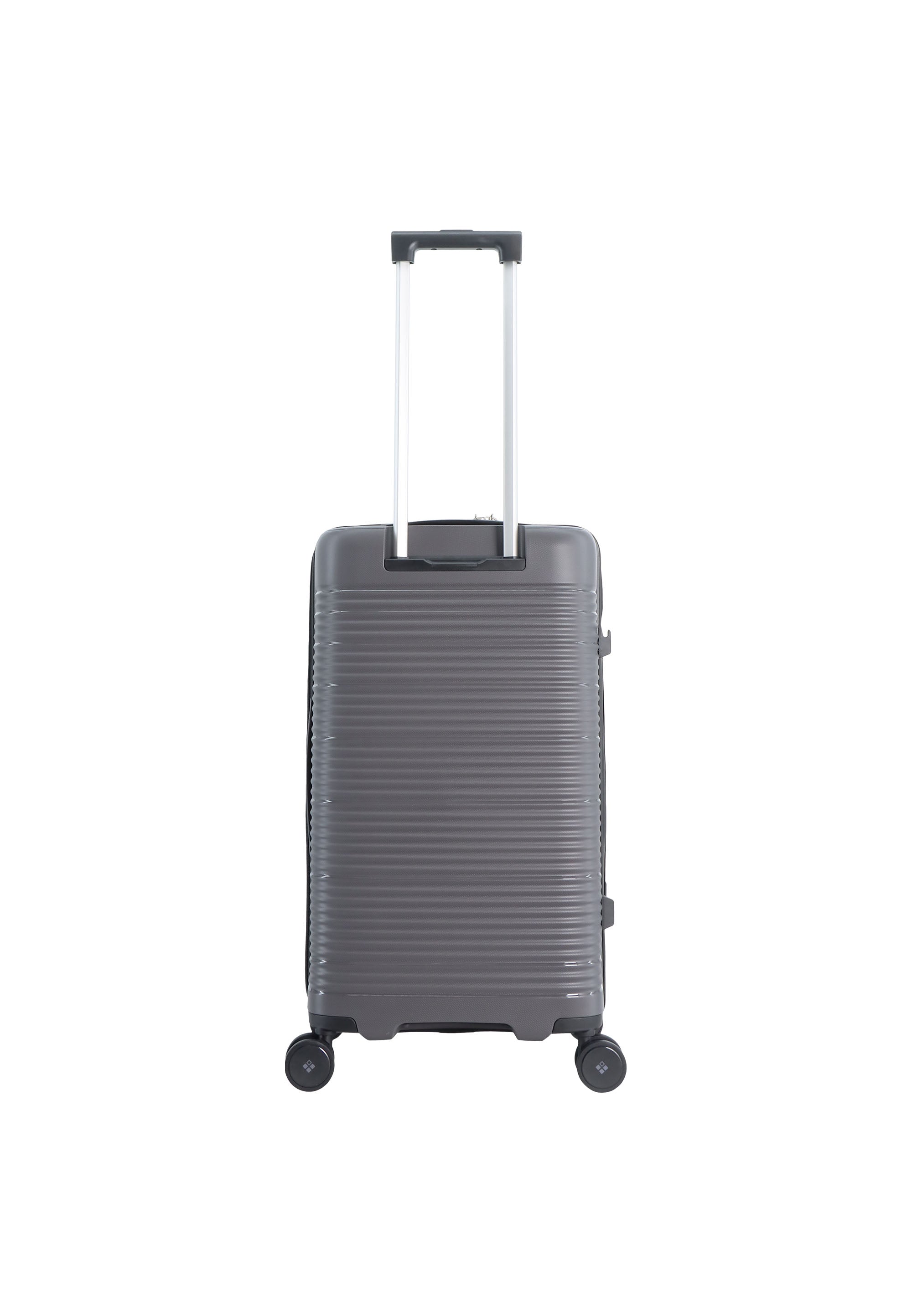 Saxoline Blue Overly Trunk Hartschalenkoffer / Trolley / Reisekoffer Silber