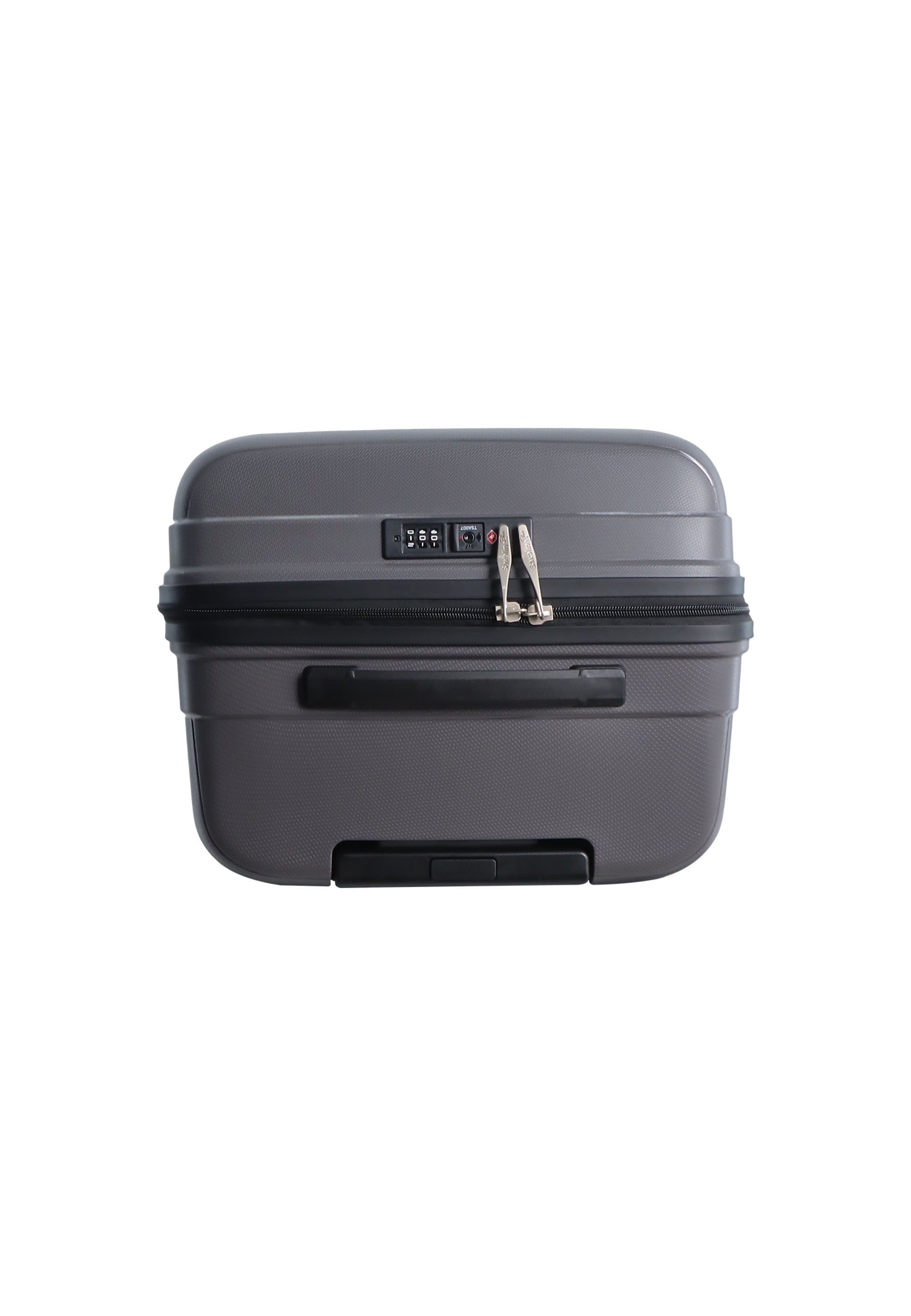 Saxoline Blue Overly Trunk Hartschalenkoffer / Trolley / Reisekoffer Silber