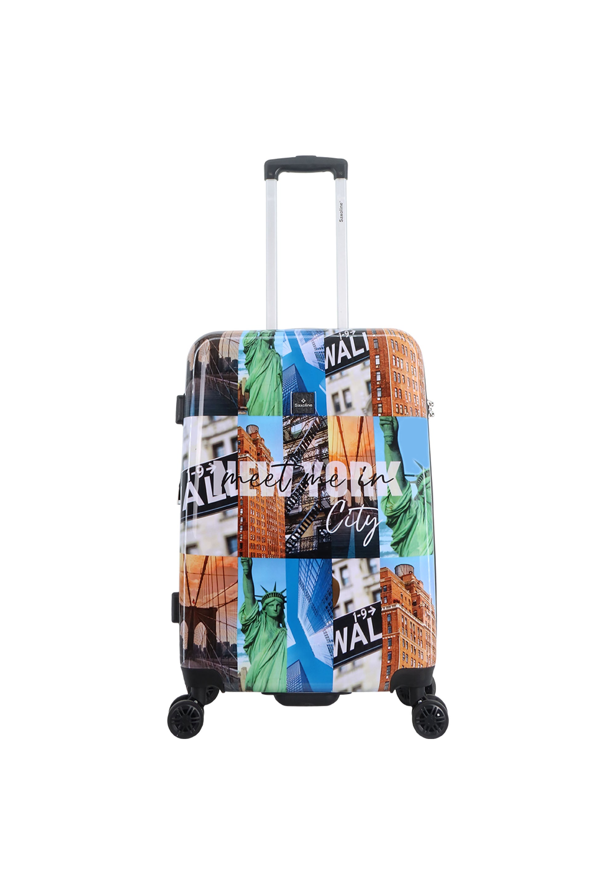 Saxoline The Big Apple Hartschalenkoffer / Trolley / Reisekoffer Gedruckt