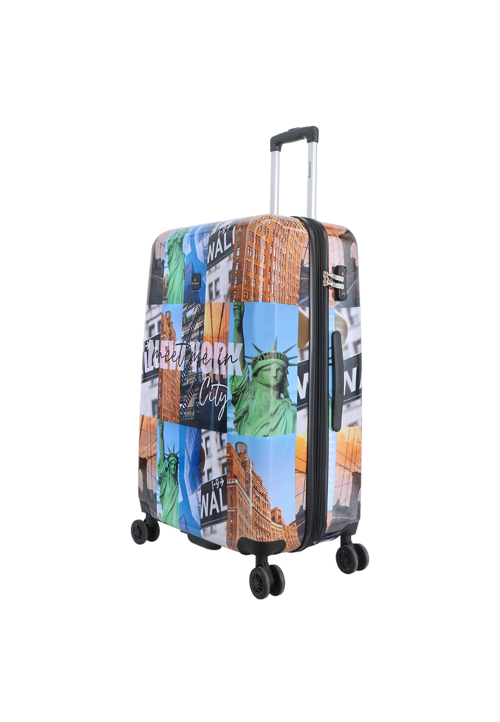Saxoline The Big Apple Hartschalenkoffer / Trolley / Reisekoffer Gedruckt