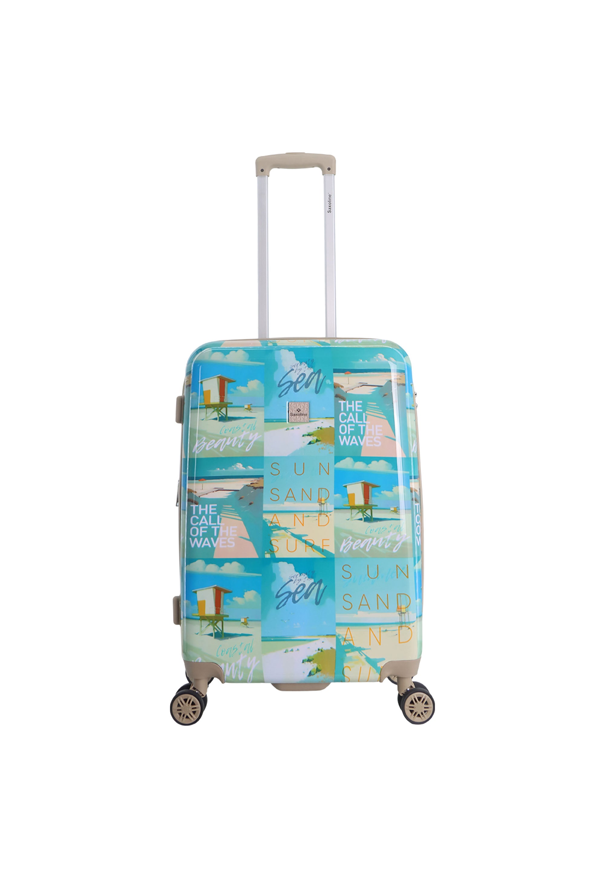 Saxoline Coastal Beauty Hartschalenkoffer / Trolley / Reisekoffer Gedruckt