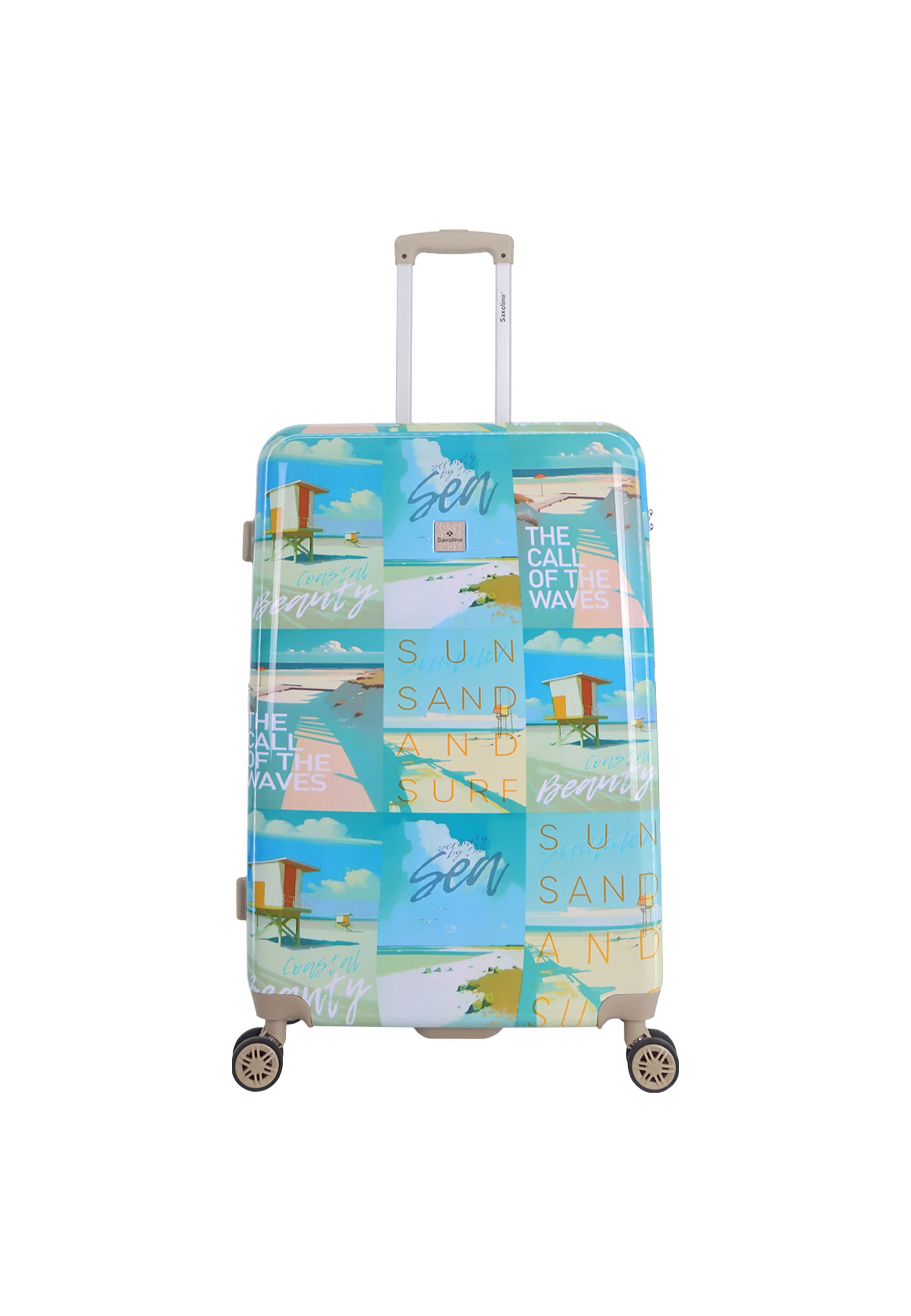 Saxoline Coastal Beauty Hartschalenkoffer / Trolley / Reisekoffer Gedruckt