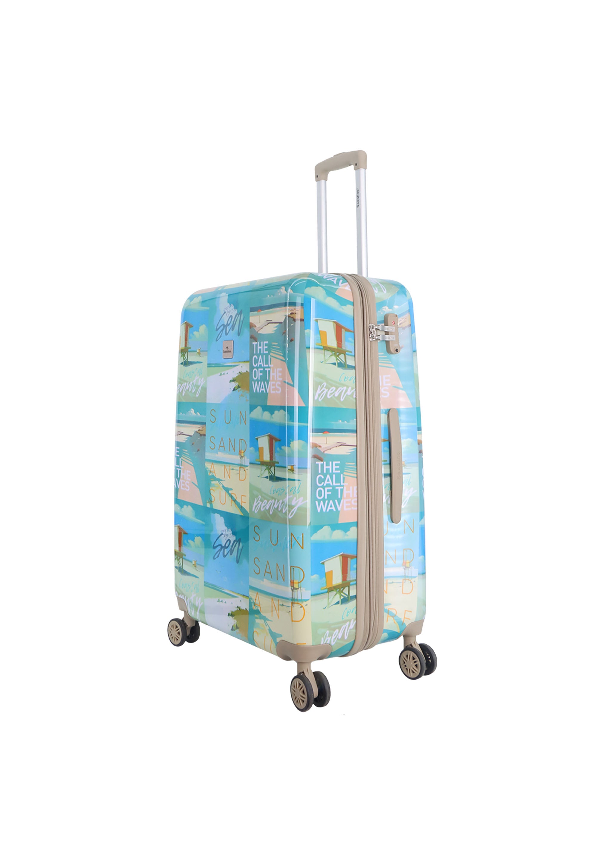 Saxoline Coastal Beauty Hartschalenkoffer / Trolley / Reisekoffer Gedruckt
