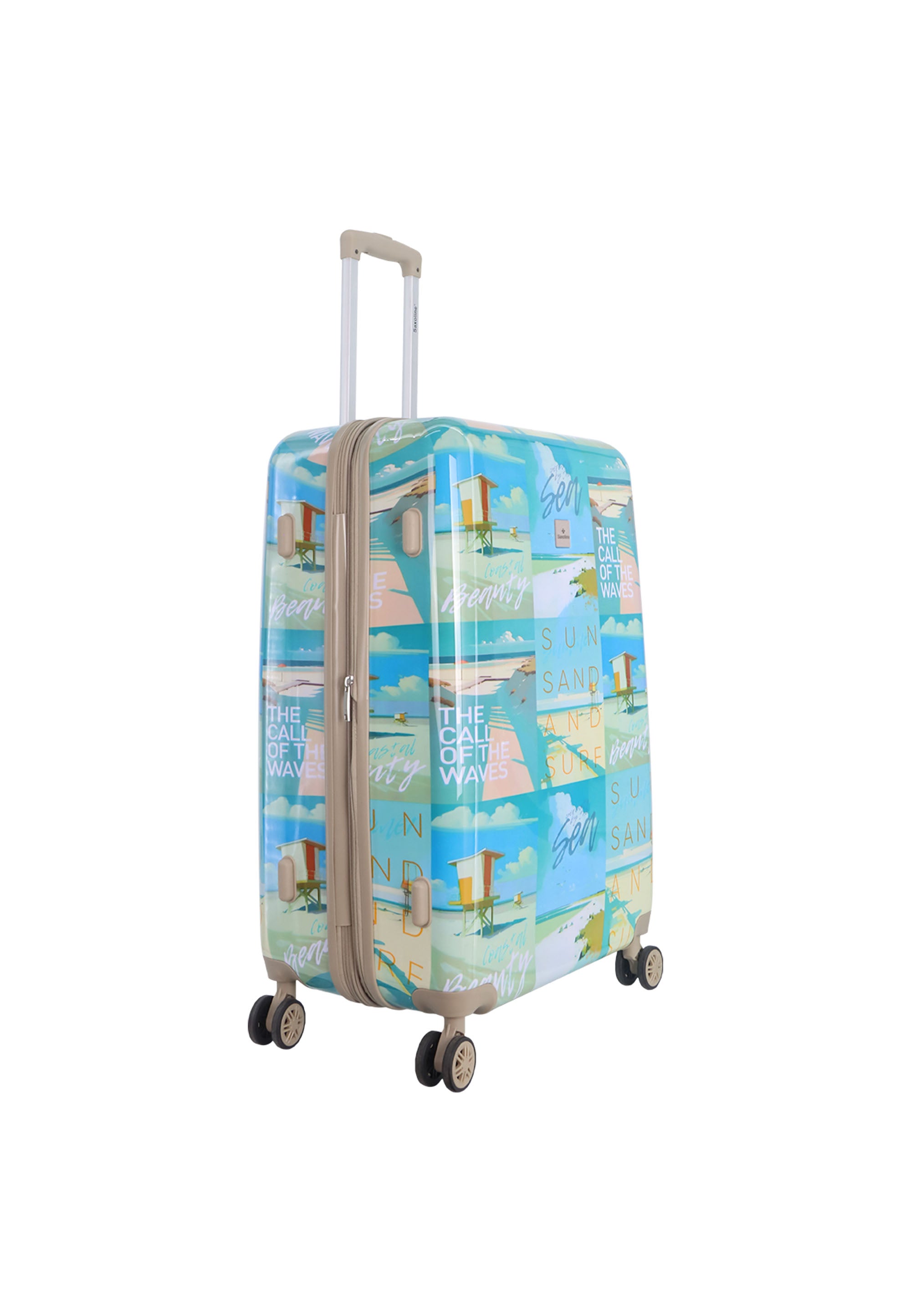 Saxoline Coastal Beauty Hartschalenkoffer / Trolley / Reisekoffer Gedruckt