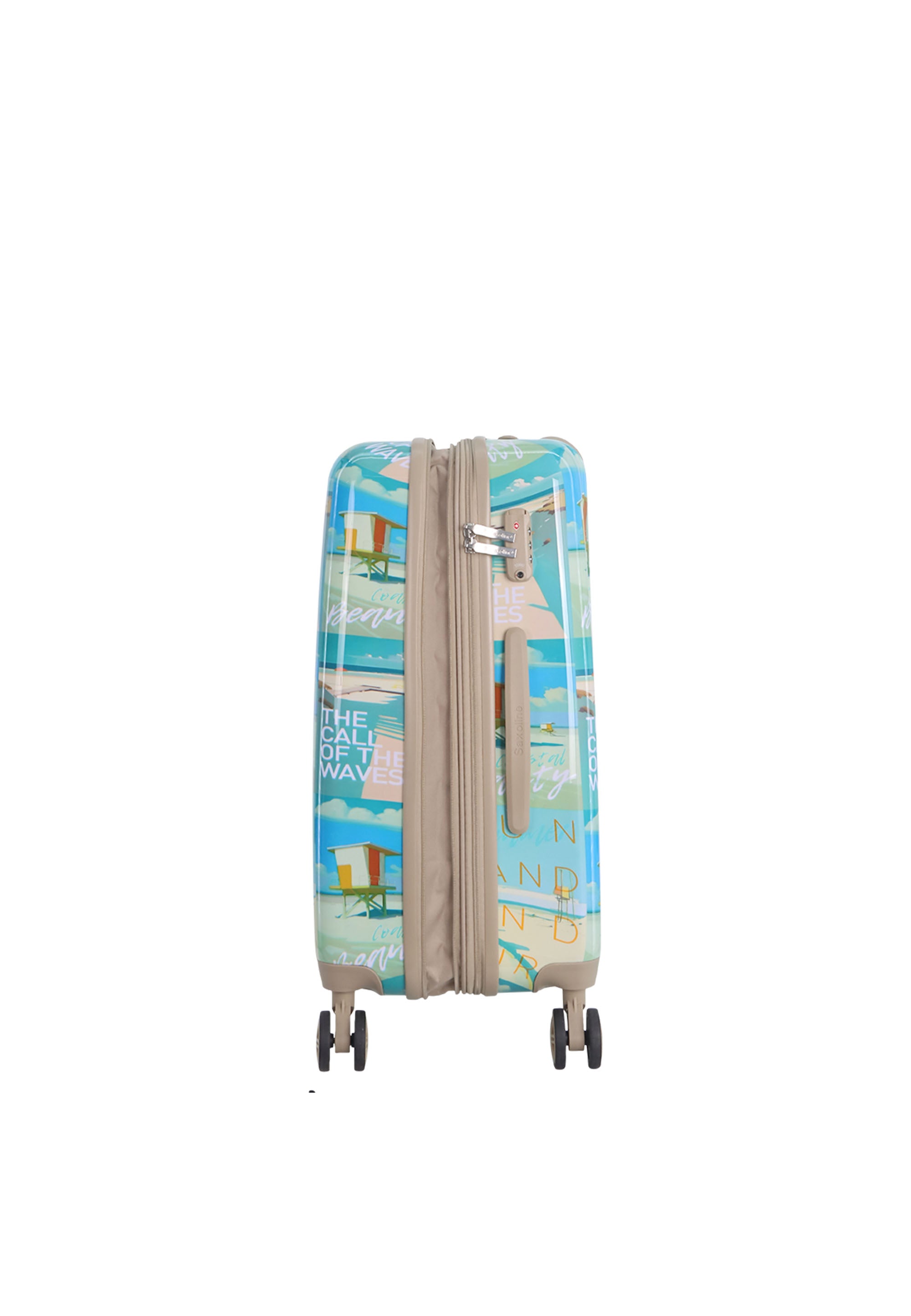 Saxoline Coastal Beauty Hartschalenkoffer / Trolley / Reisekoffer Gedruckt