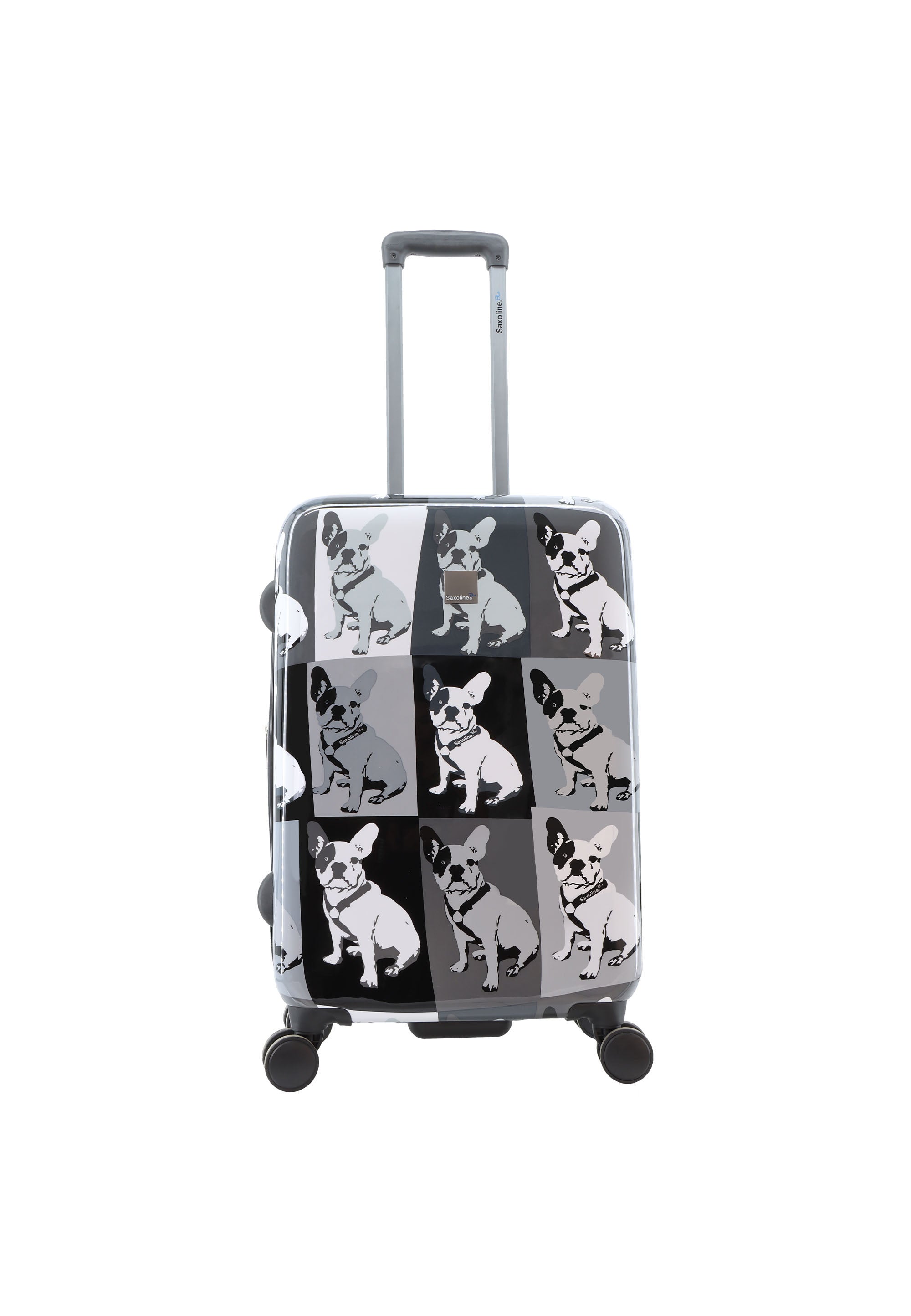 Saxoline Blue - Bulldog Monochrome Hartschalenkoffer / Trolley / Reisekoffer - 67 cm - (Medium)