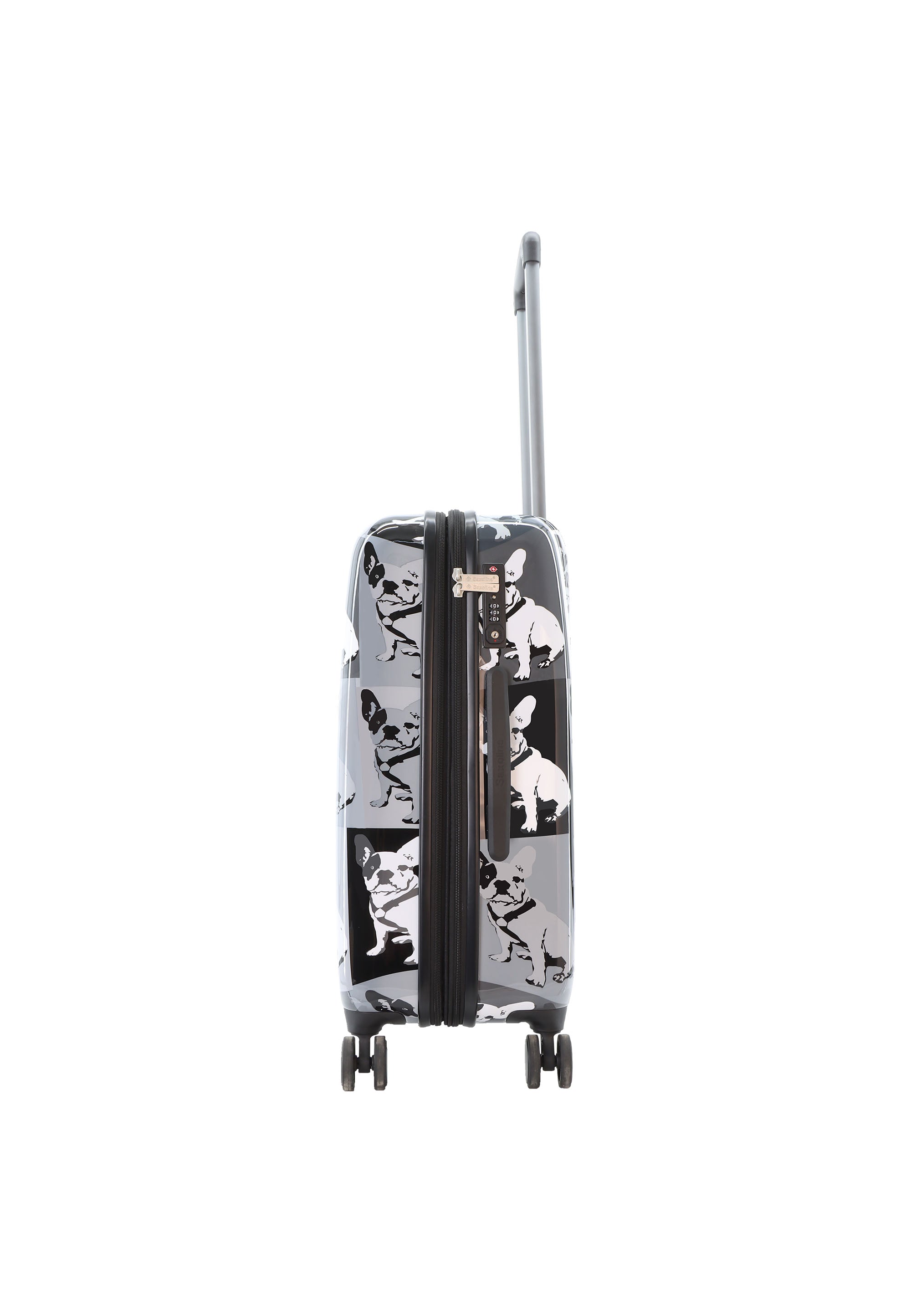 Saxoline Blue - Bulldog Monochrome Hartschalenkoffer / Trolley / Reisekoffer - 67 cm - (Medium)