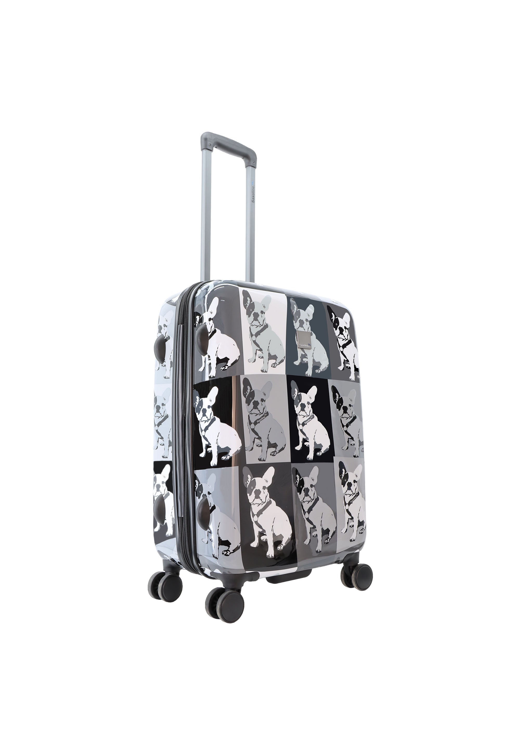 Saxoline Blue - Bulldog Monochrome Hartschalenkoffer / Trolley / Reisekoffer - 67 cm - (Medium)
