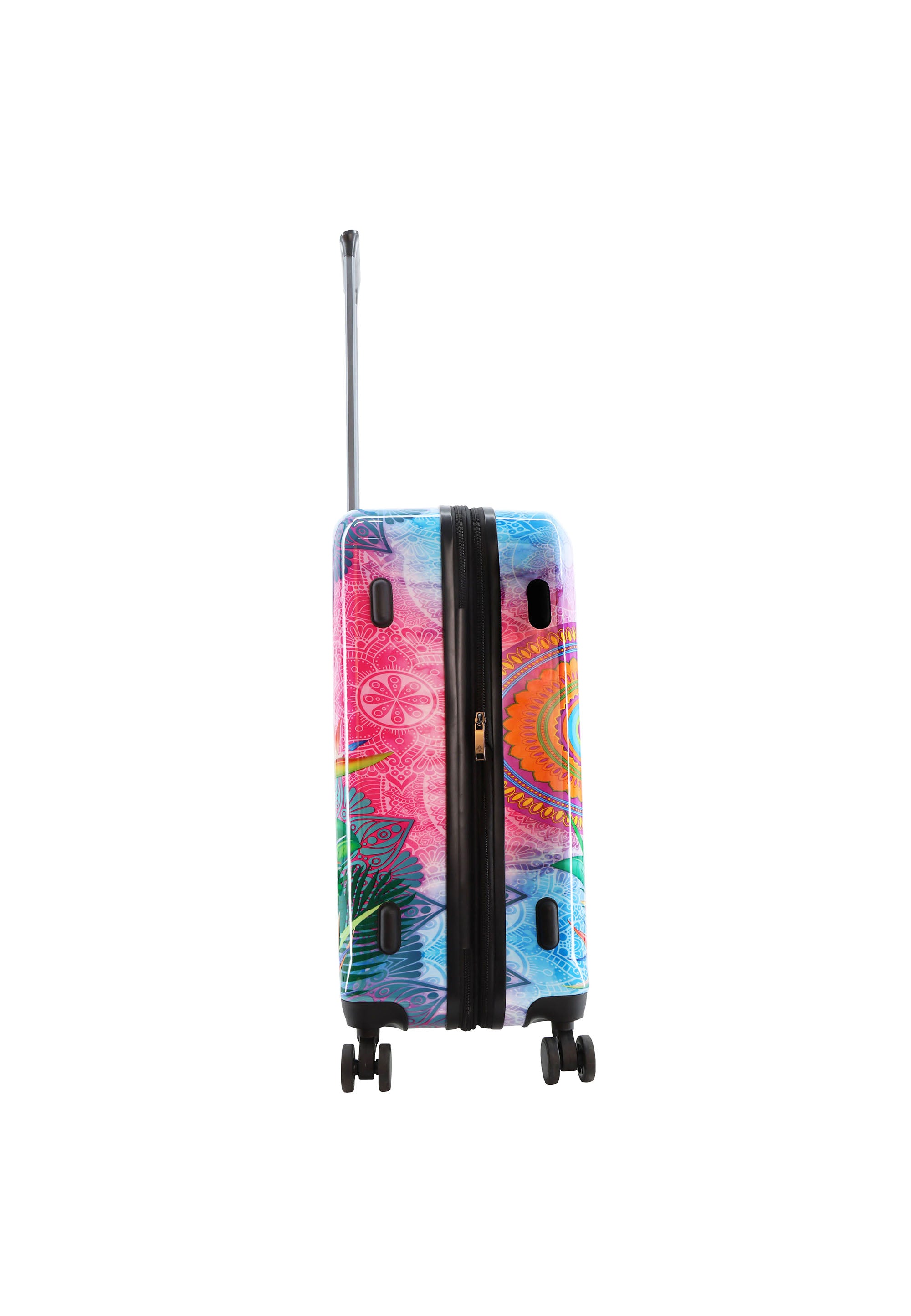 Saxoline Blue - Butterfly Nature Hartschalenkoffer / Trolley / Reisekoffer - 67 cm - (Medium)