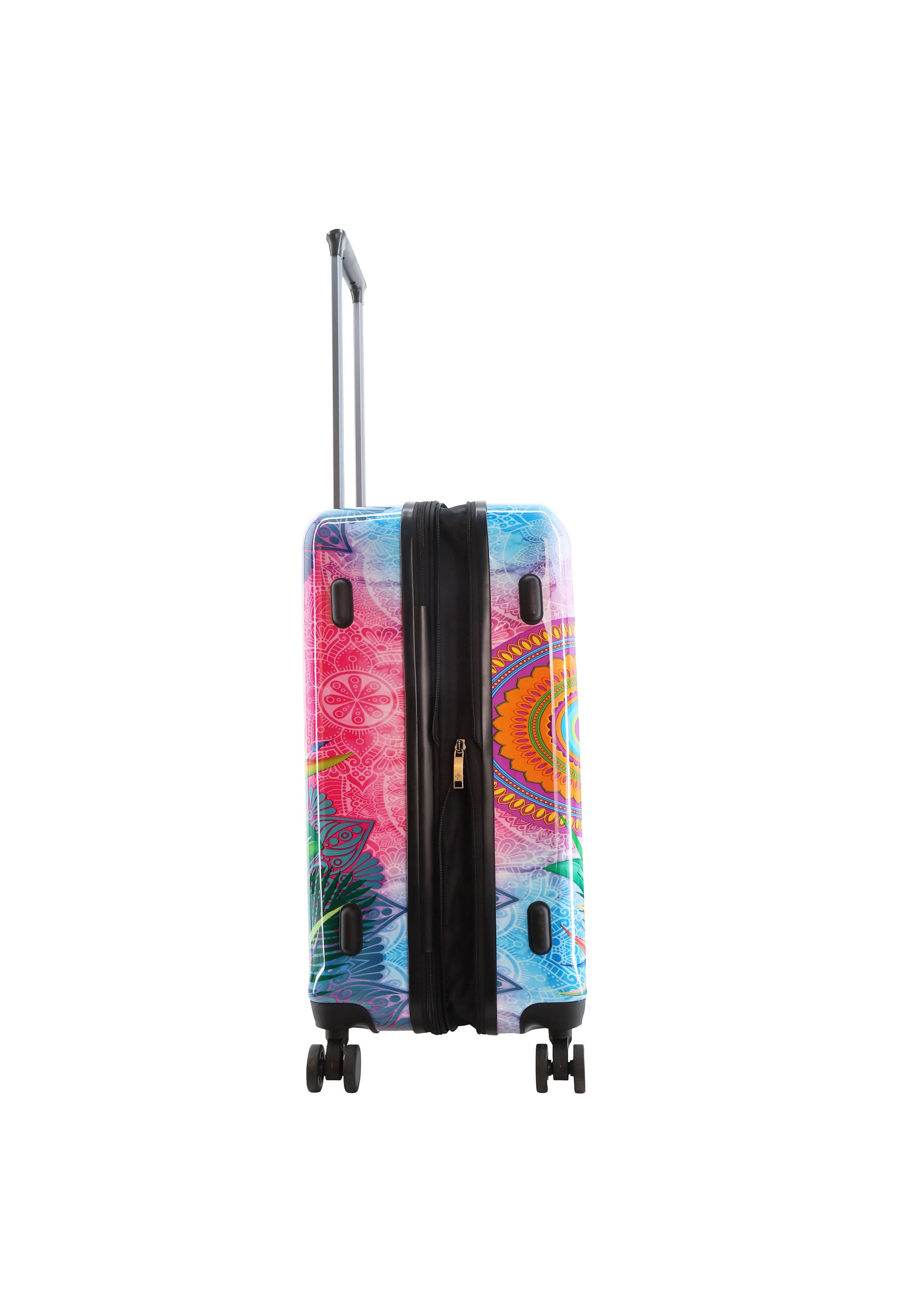 Saxoline Blue - Butterfly Nature Hartschalenkoffer / Trolley / Reisekoffer - 67 cm - (Medium)