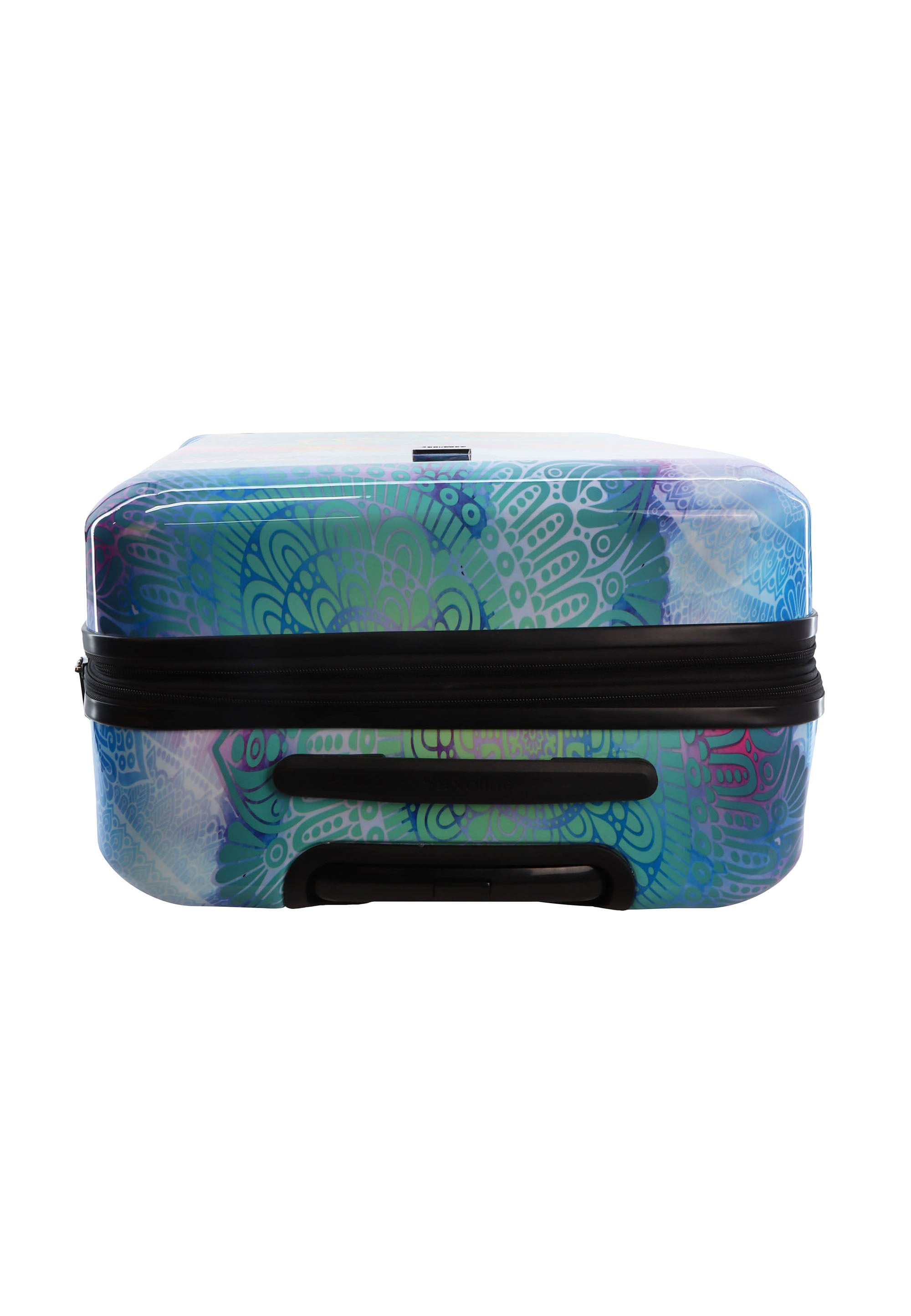 Saxoline Blue - Butterfly Nature Hartschalenkoffer / Trolley / Reisekoffer - 67 cm - (Medium)