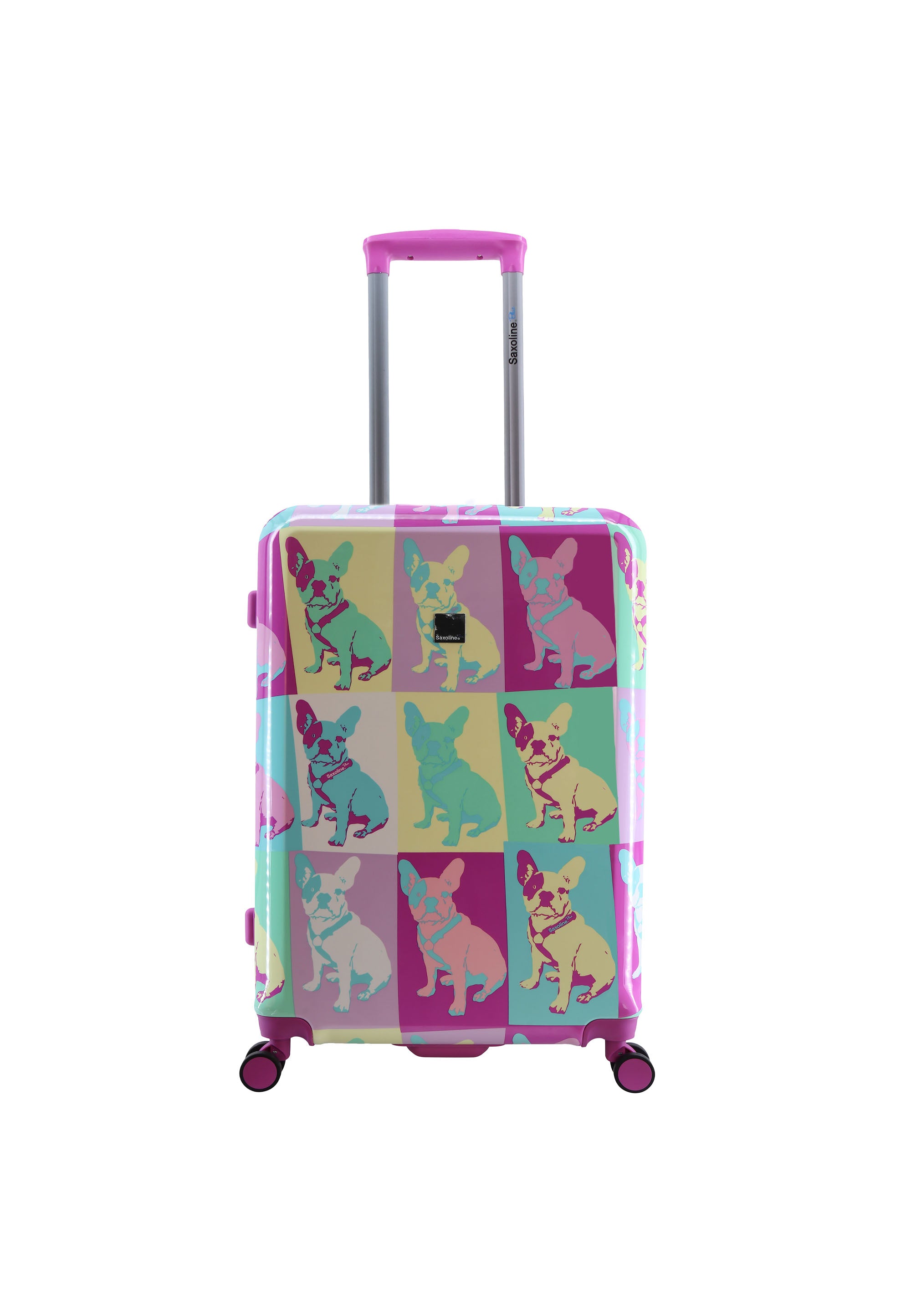 Saxoline Blue - Bulldog Emotion Hartschalenkoffer / Trolley / Reisekoffer - 67 cm - (Medium)