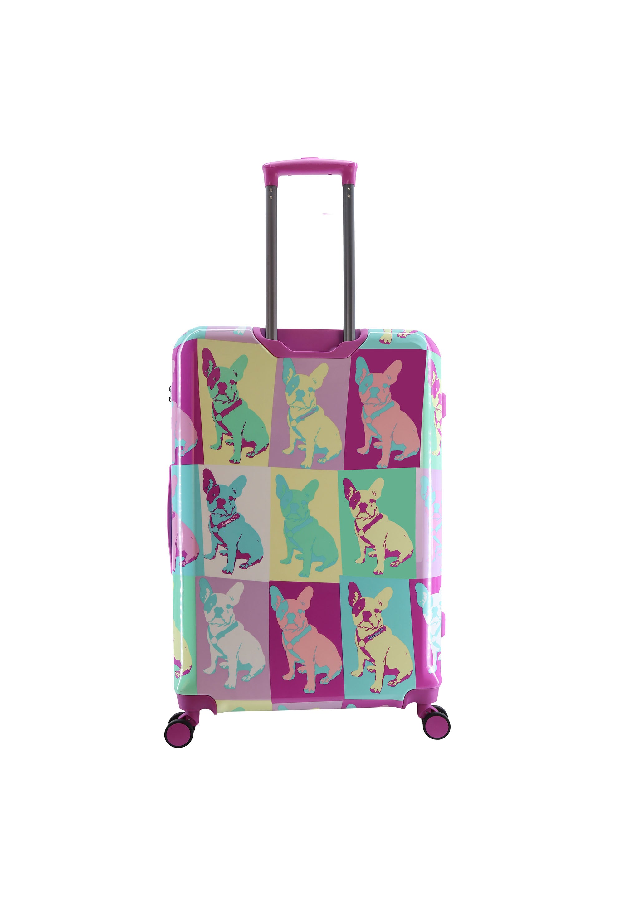 Saxoline Blue - Bulldog Emotion Hartschalenkoffer / Trolley / Reisekoffer - 67 cm - (Medium)