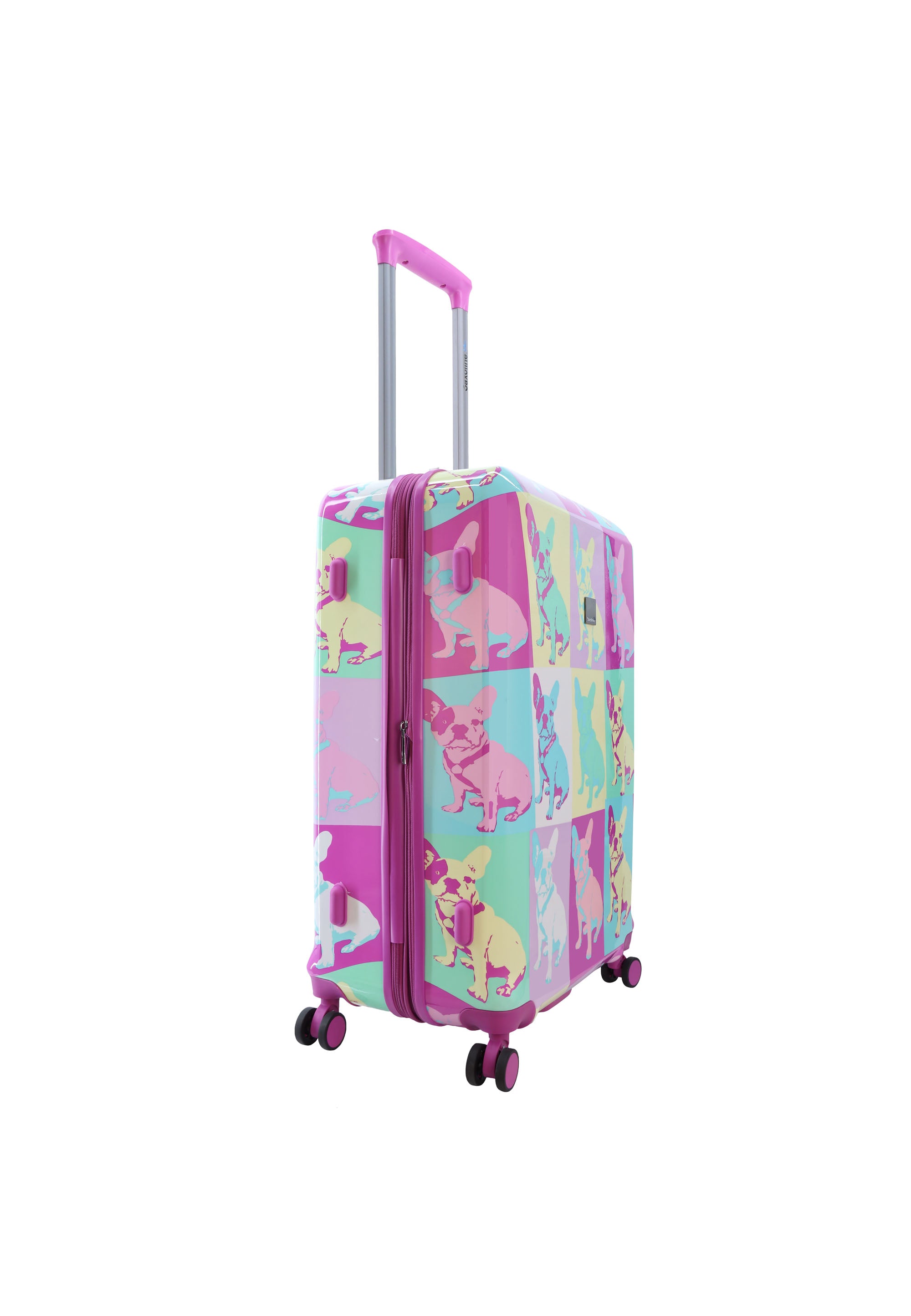 Saxoline Blue - Bulldog Emotion Hartschalenkoffer / Trolley / Reisekoffer - 67 cm - (Medium)