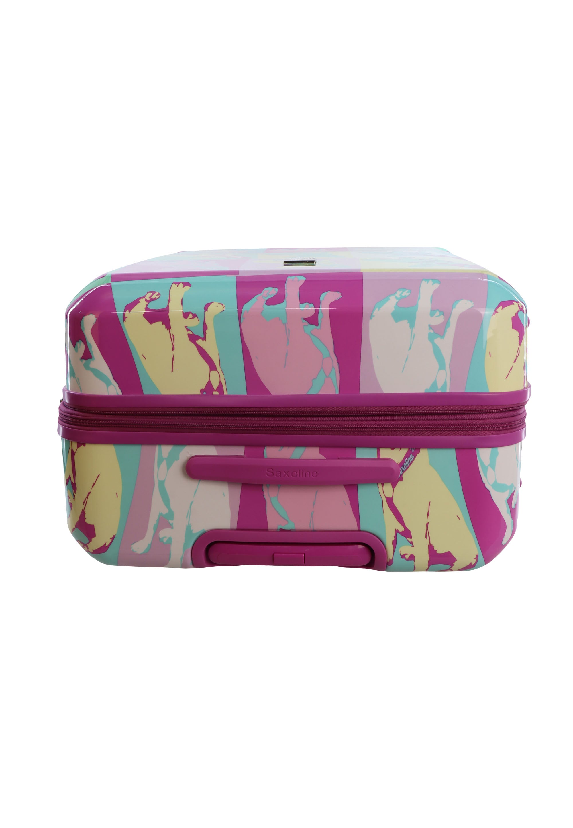 Saxoline Blue - Bulldog Emotion Hartschalenkoffer / Trolley / Reisekoffer - 67 cm - (Medium)