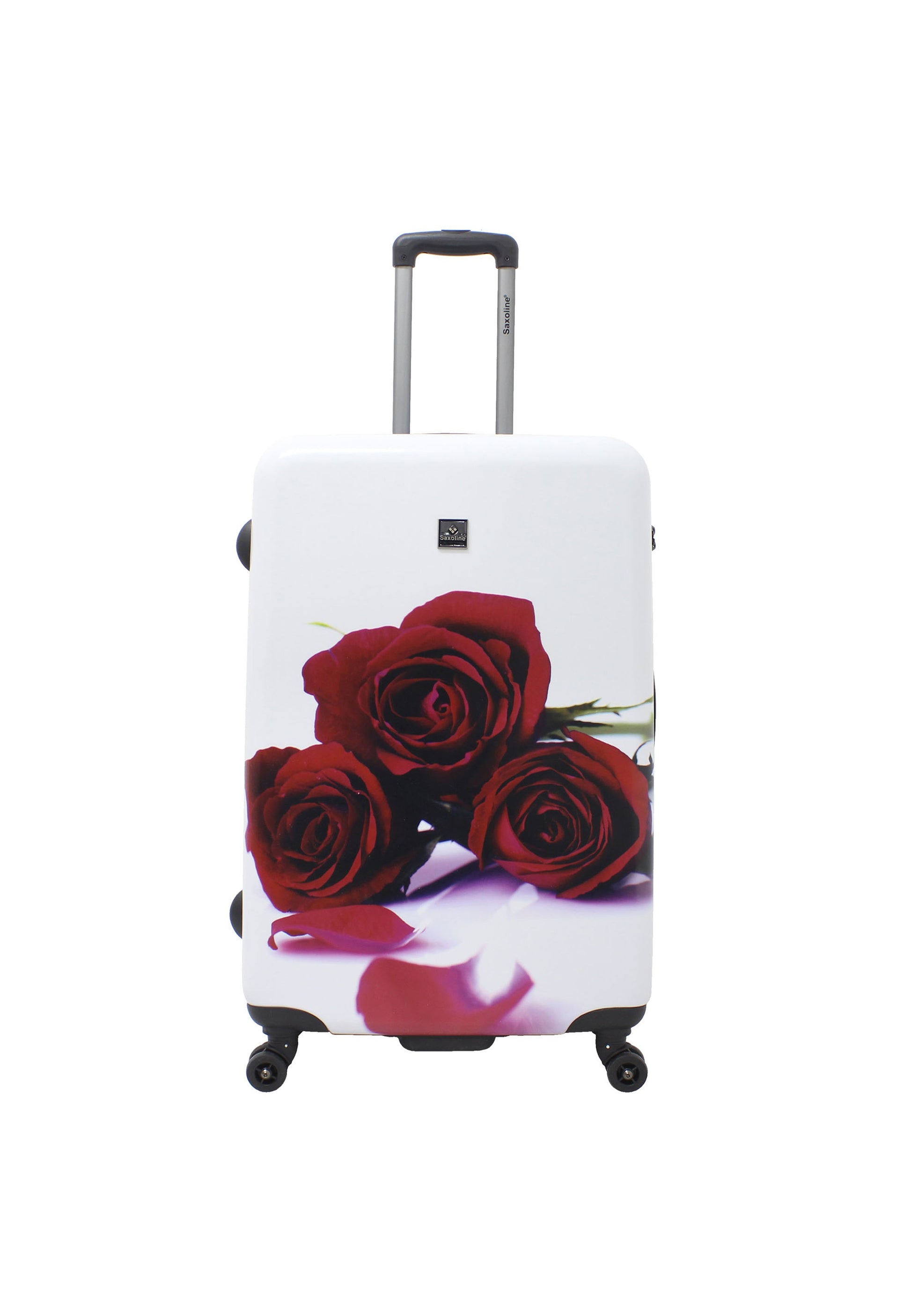 Saxoline - Rosenmotiv Hartschalenkoffer / Trolley / Reisekoffer - 78 cm - (Large)