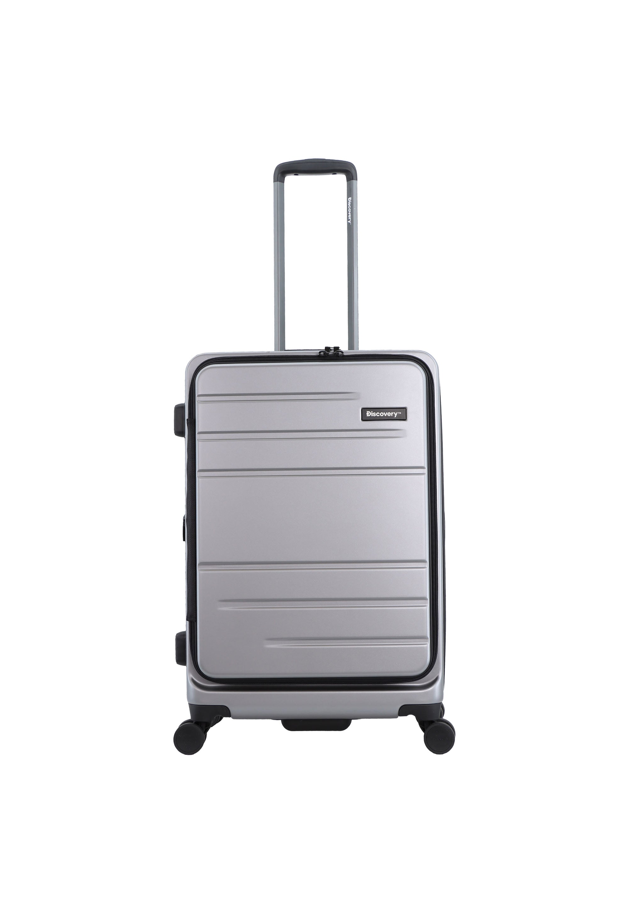 Discovery - Patrol Hartschalenkoffer / Trolley / Reisekoffer - 67 cm - (Medium) - Silber