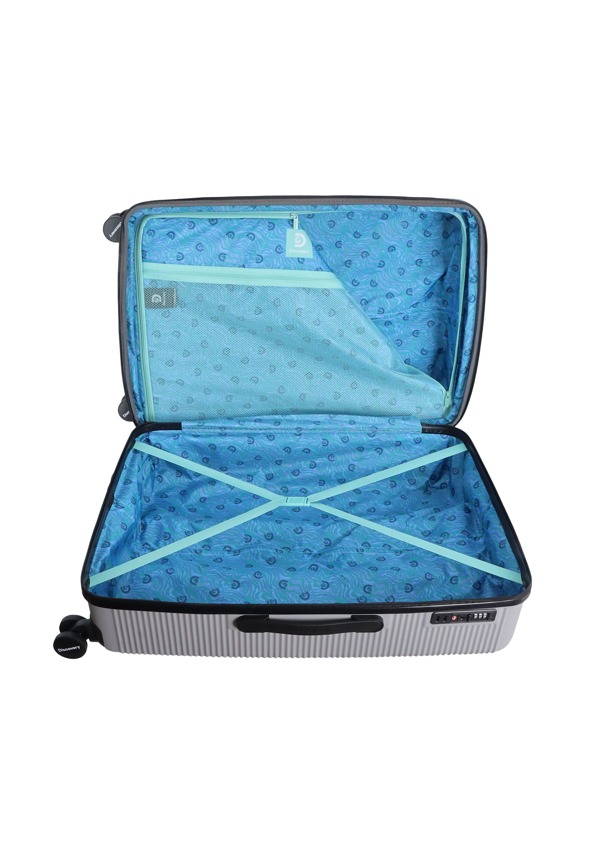 Hartschalenkoffer Eclipse aus ABS – Stabil, hochwertig und günstig Farbe Grau Gr.L