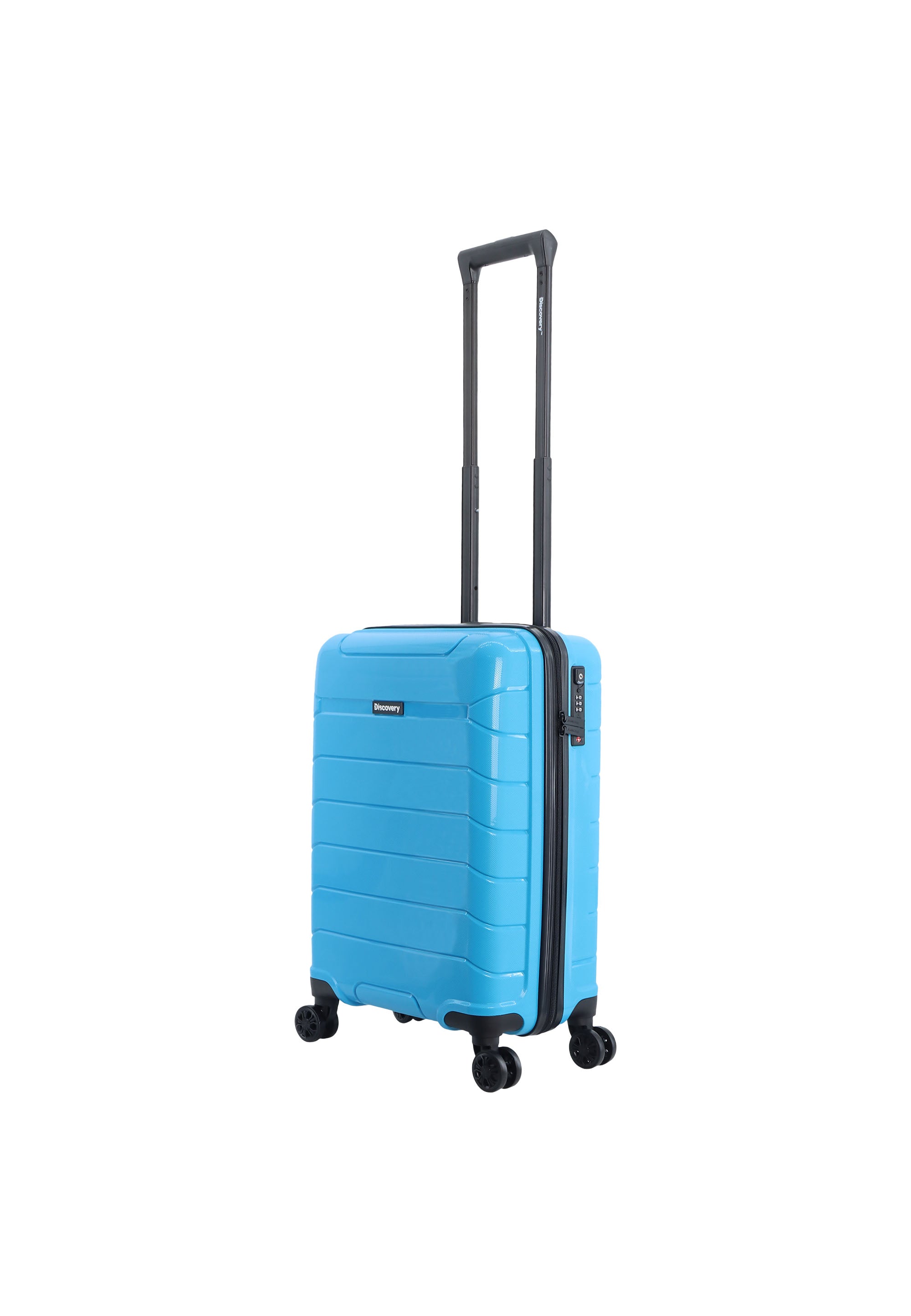 Discovery - Skyward Handgepäck Hartschalenkoffer / Trolley / Reisekoffer - 55cm - (Small) - Blau