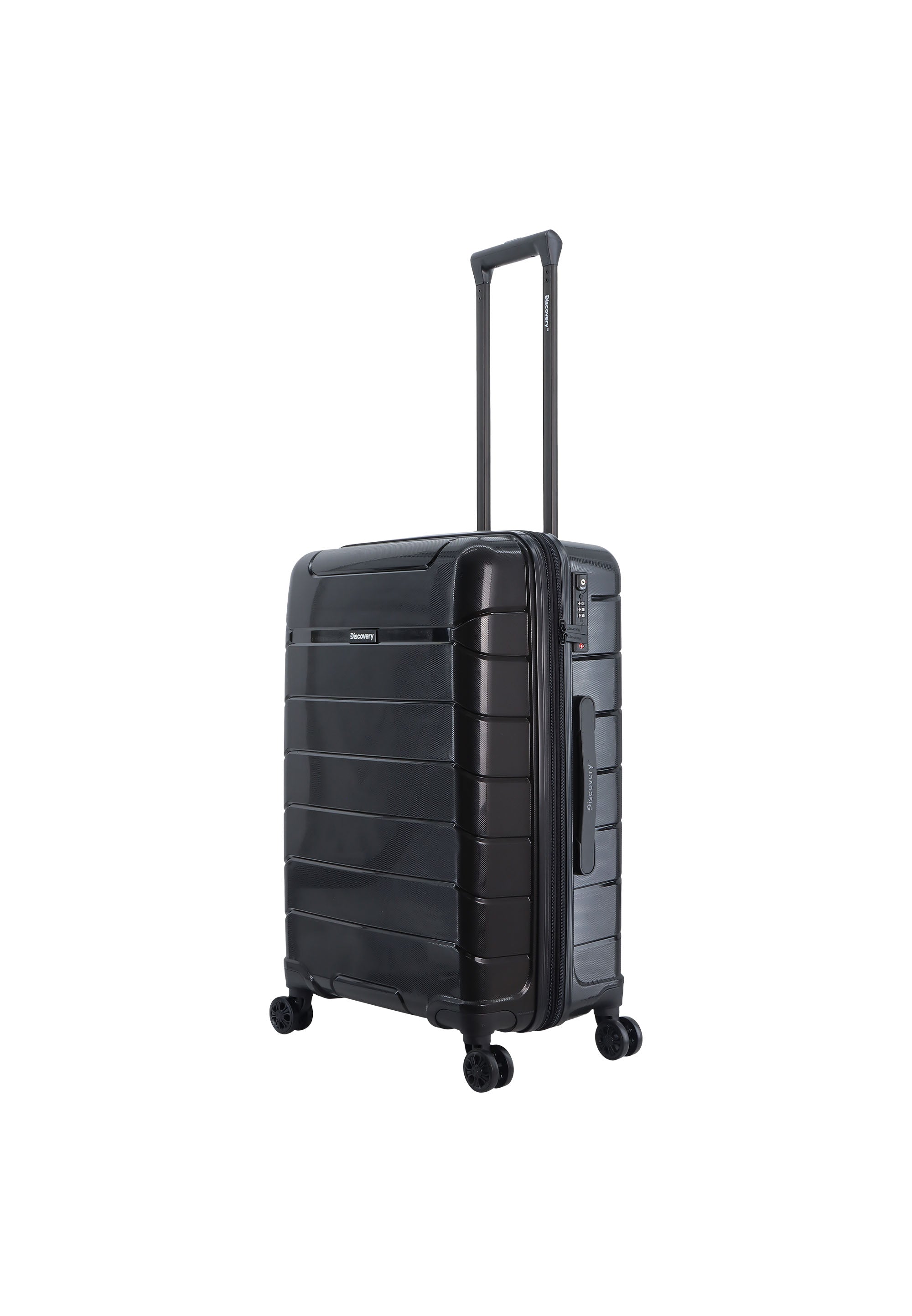 Discovery - Skyward Hartschalenkoffer / Trolley / Reisekoffer - 65 cm - (Medium) - Schwarz