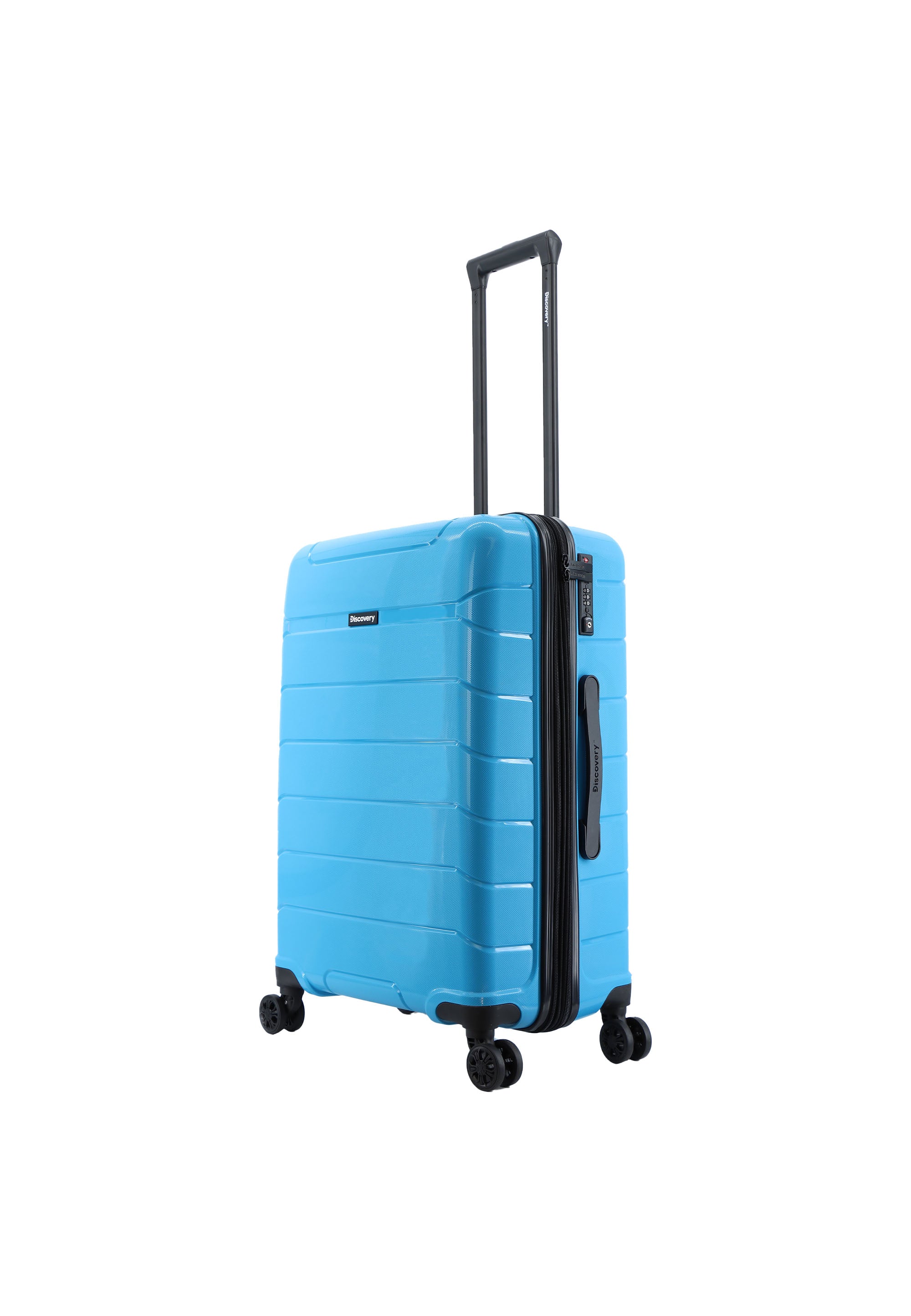 Discovery - Skyward Hartschalenkoffer / Trolley / Reisekoffer - 65 cm - (Medium) - Blau