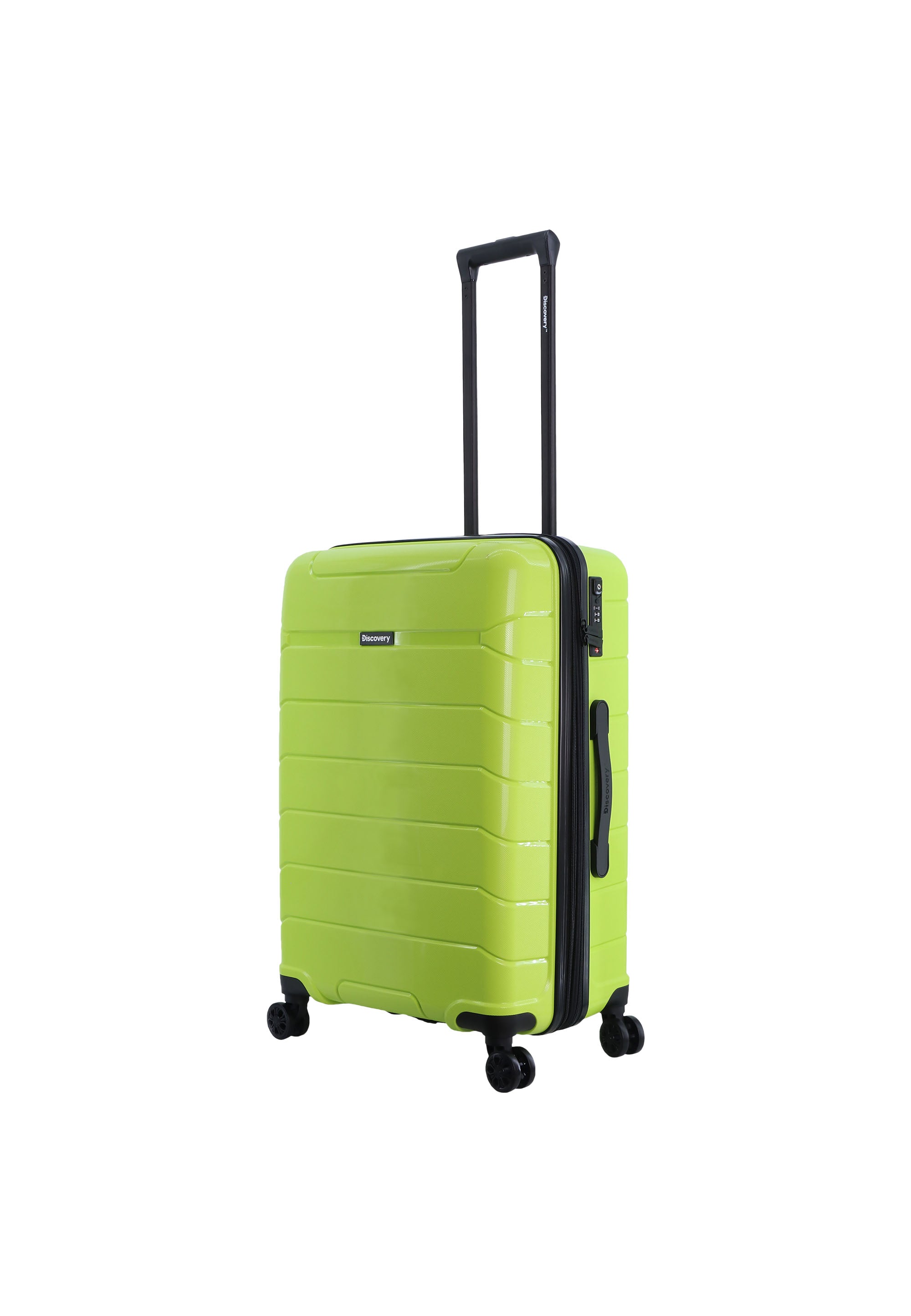 Discovery - Skyward Hartschalenkoffer / Trolley / Reisekoffer - 65 cm - (Medium) - Lime-grün