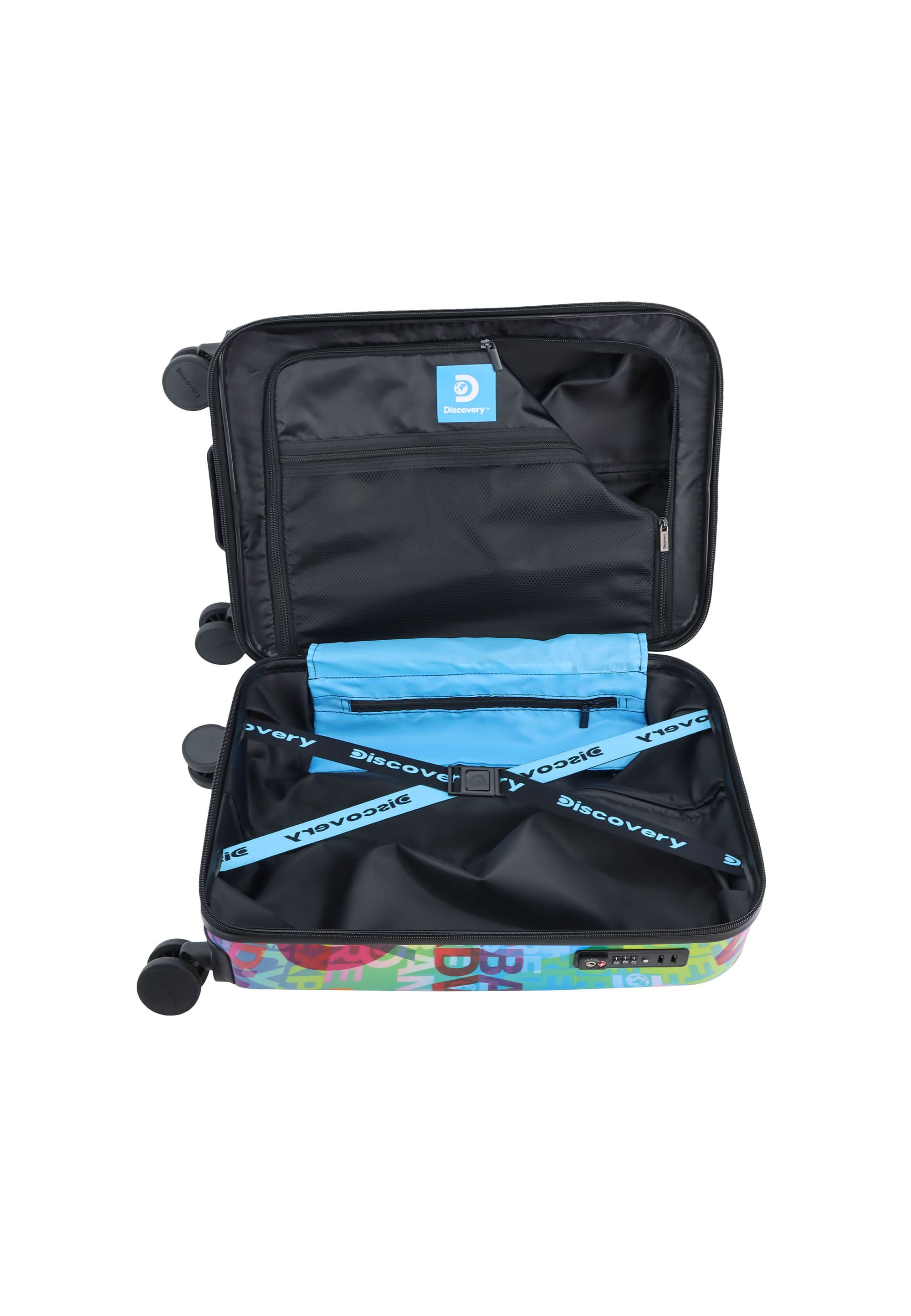 Discovery - Explore The World Handgepäck Hartschalenkoffer / Trolley / Reisekoffer - 55cm - (Small)
